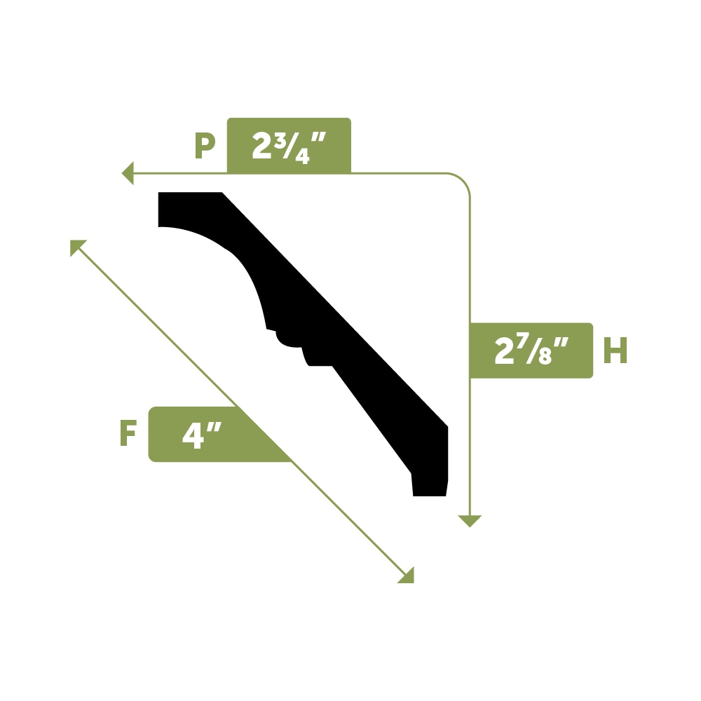 Ekena Millwork MLD02X02X02SH Crown-Moulding - View #14