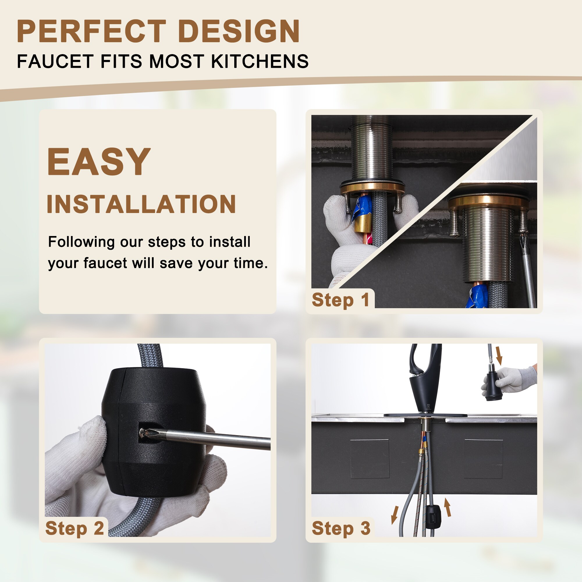 Clihome DG-KF01MB Kitchen-Faucets - View #8