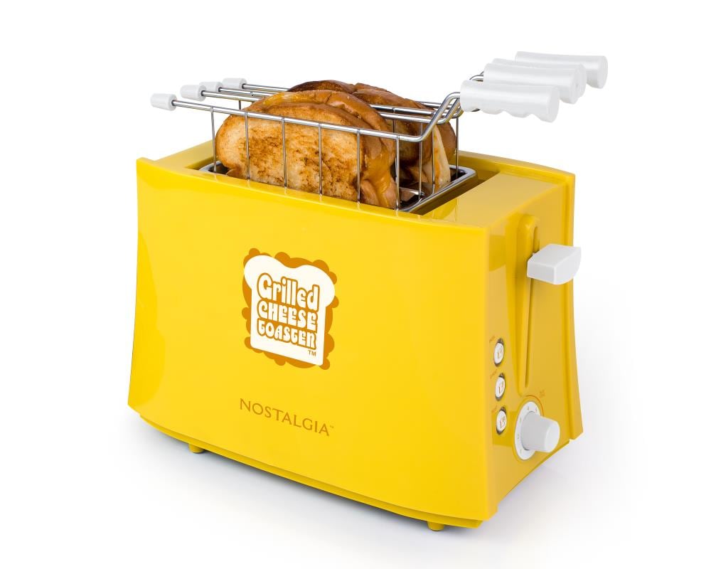 Nostalgia TCS2 Yellow 2 -Slice Toaster