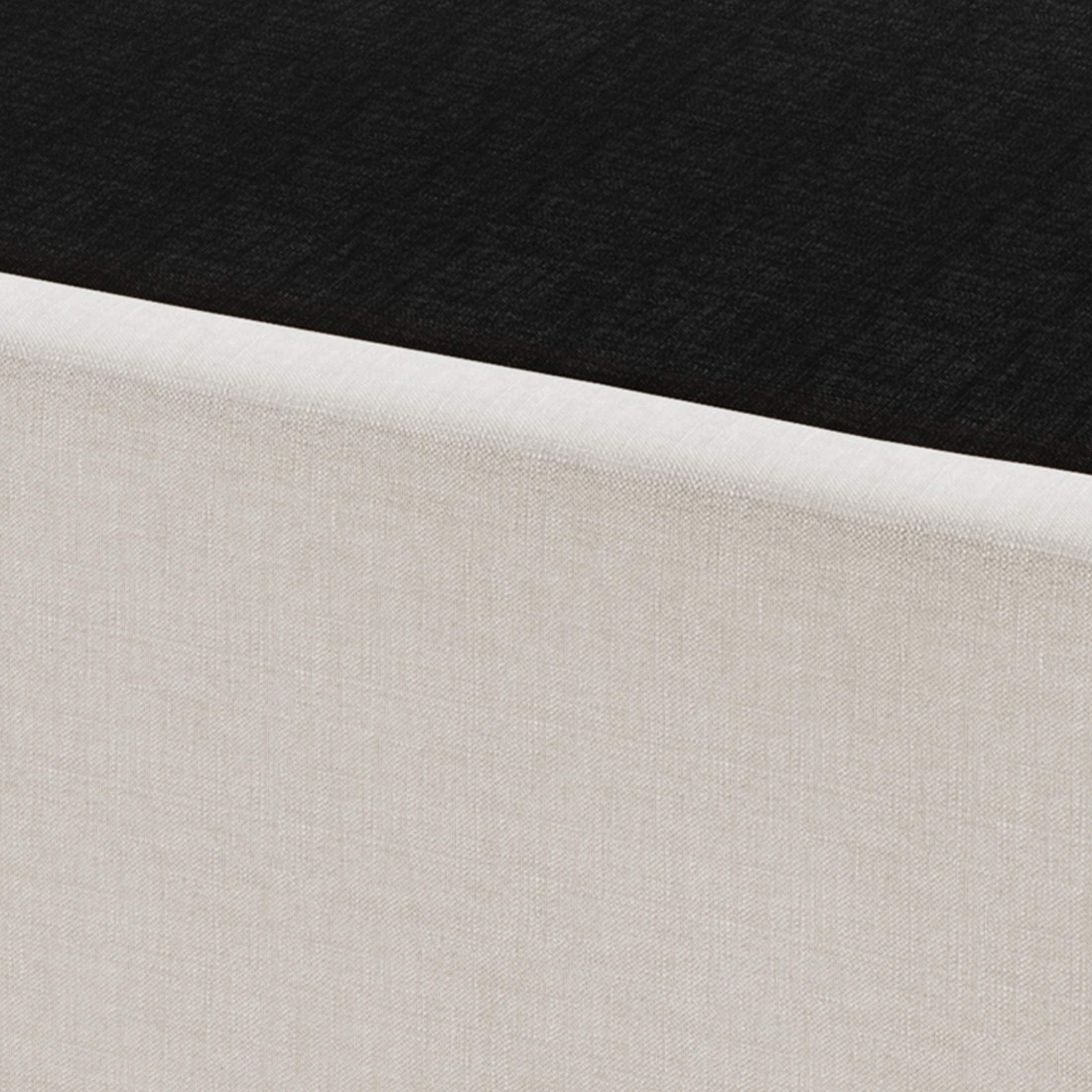 CasePiece 5" Twin Wooden Box Spring in Warm Gray Linen