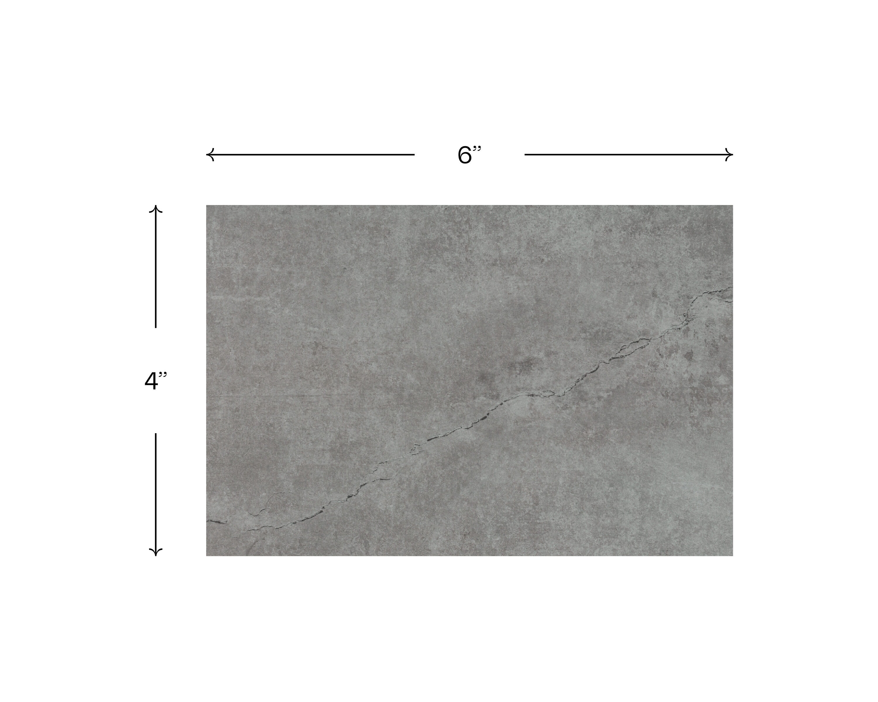 Dekton Soke Ultra Compact Surface Gray Kitchen Countertop Sample (4-in 