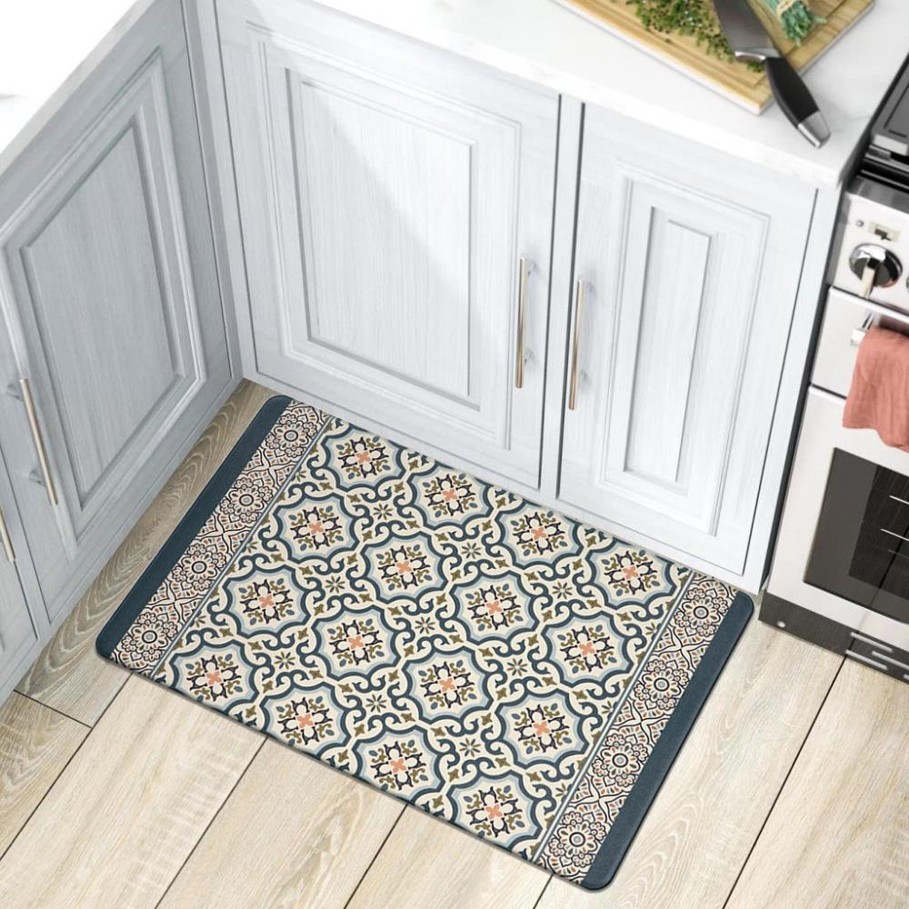 Emeril Lagasse 2-ft x 3-ft Beige Rectangular Indoor Anti-fatigue Mat in the  Mats department at