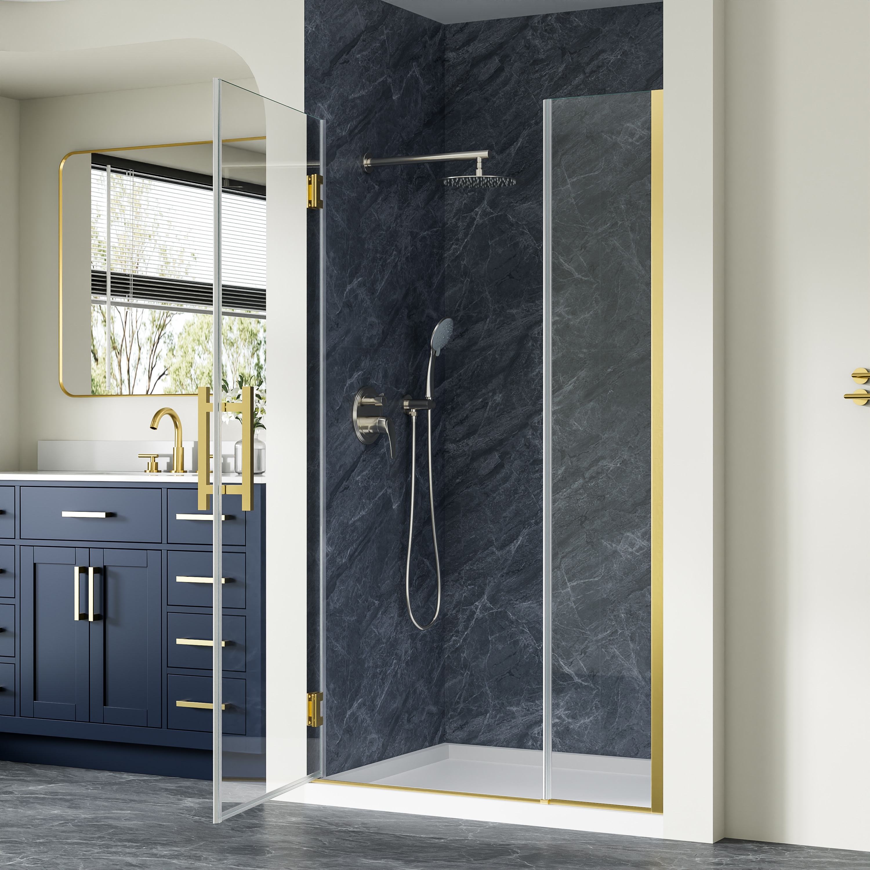 Forclover FLW-DP41BG Shower-Doors - View #3