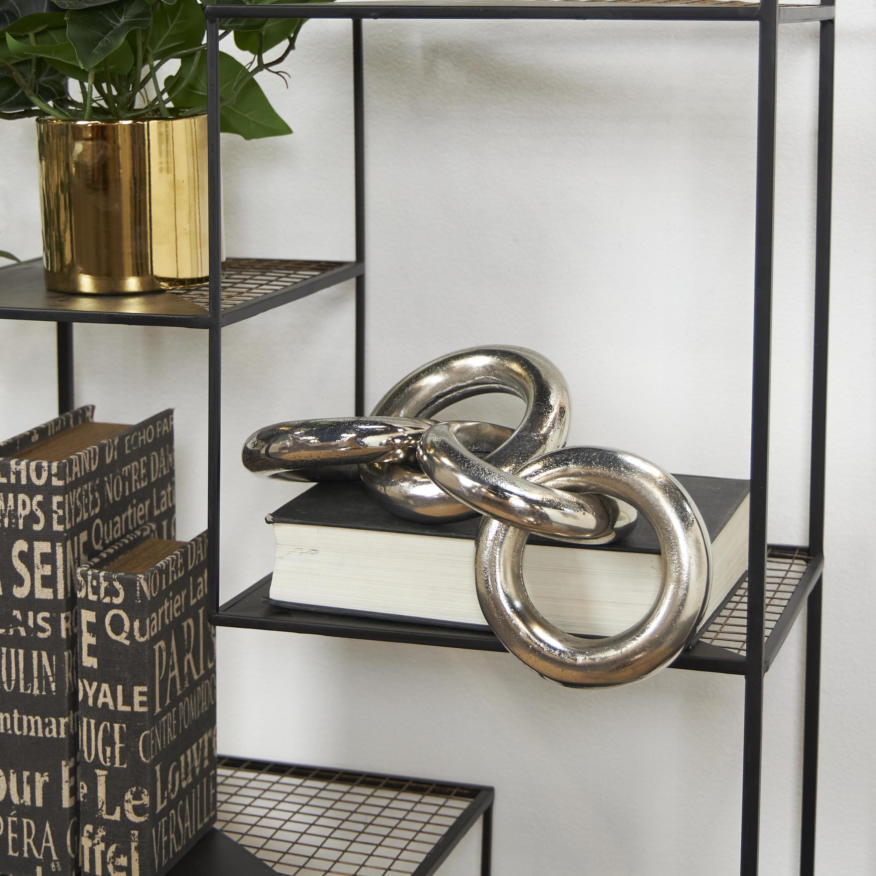 Grayson Lane 31668 Silver Aluminum Modern Sculpture