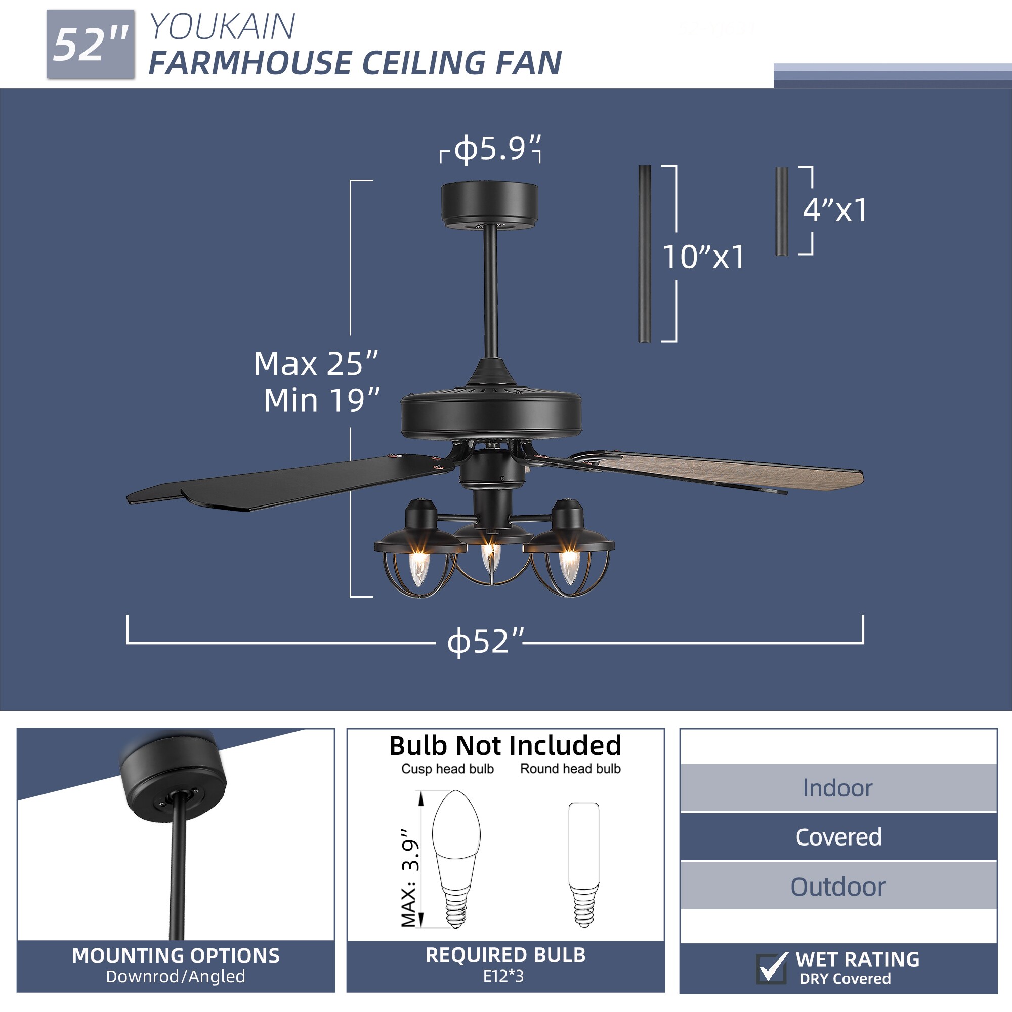 LTMATE LS52-YJ631DM Ceiling-Fans - View #6