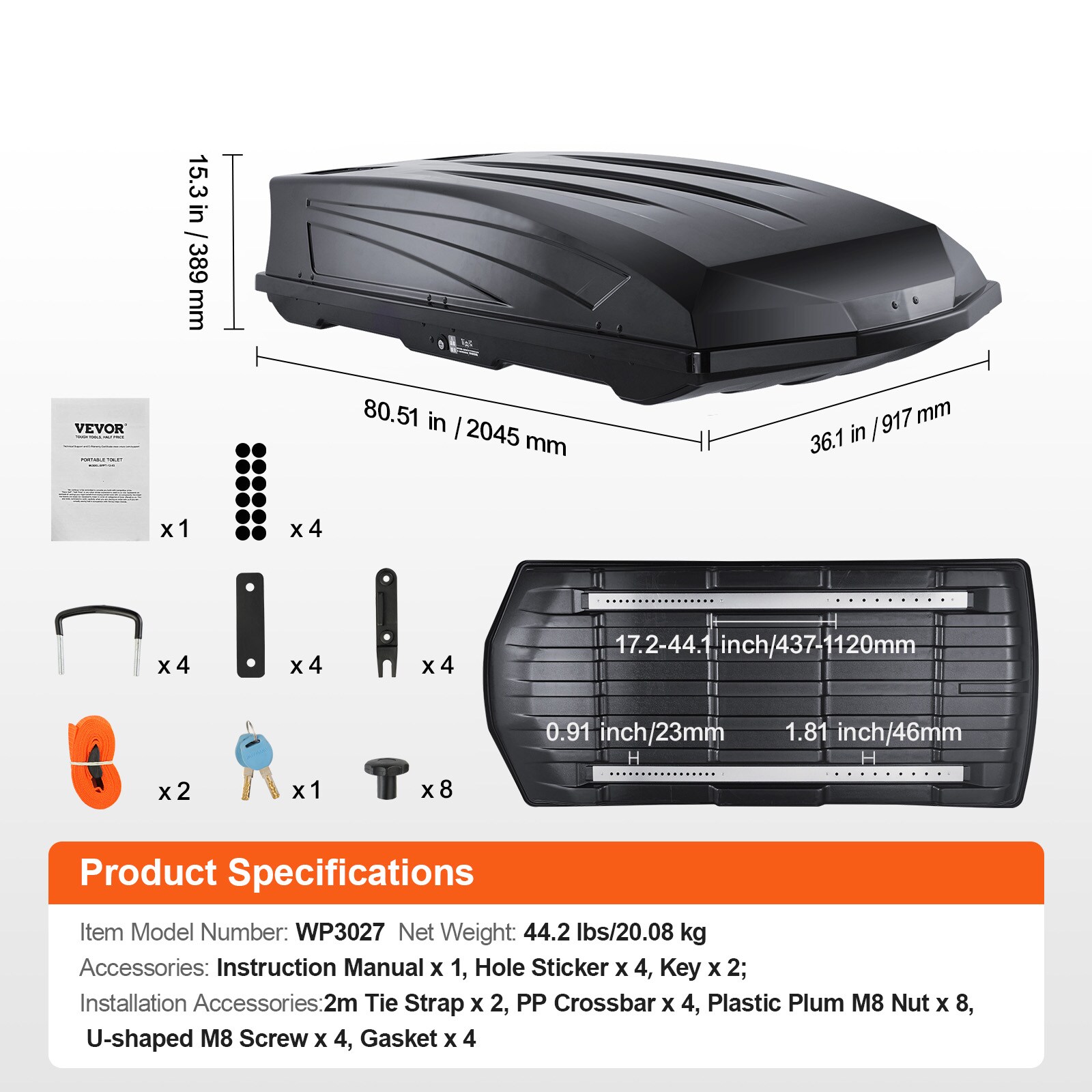 VEVOR SCCDXLXHS18L05981V0 Cargo-Carriers - View #7