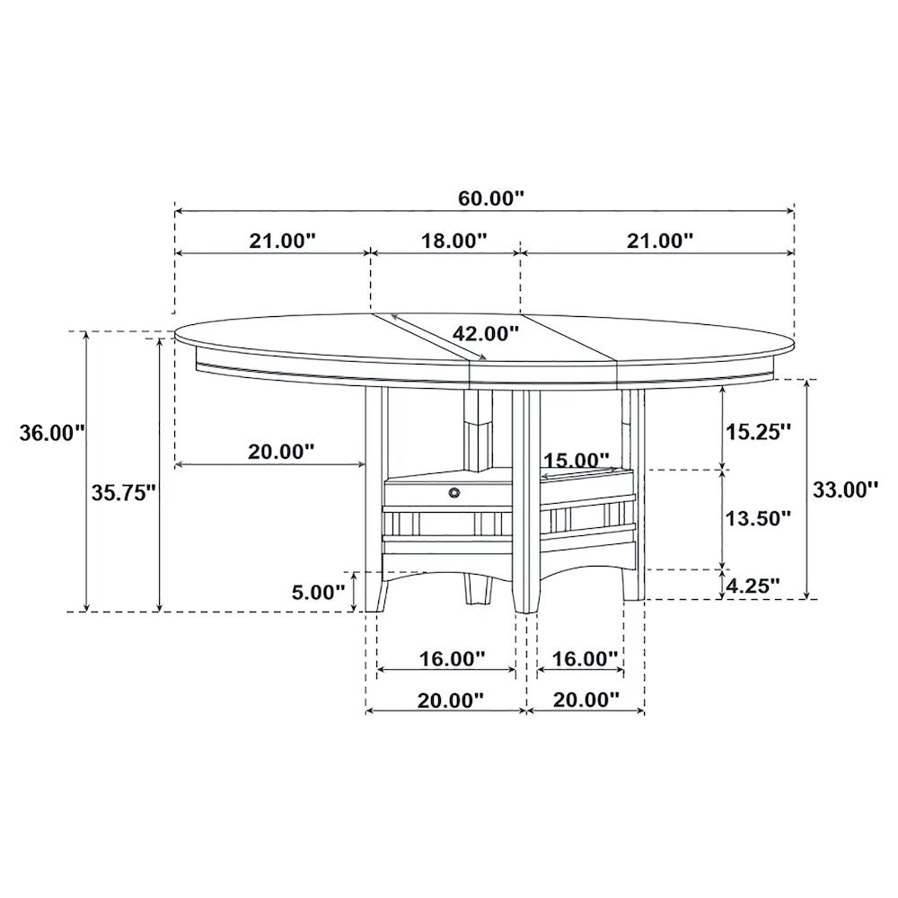 FurniFact BO1733732WHT Dining-Tables - View #7
