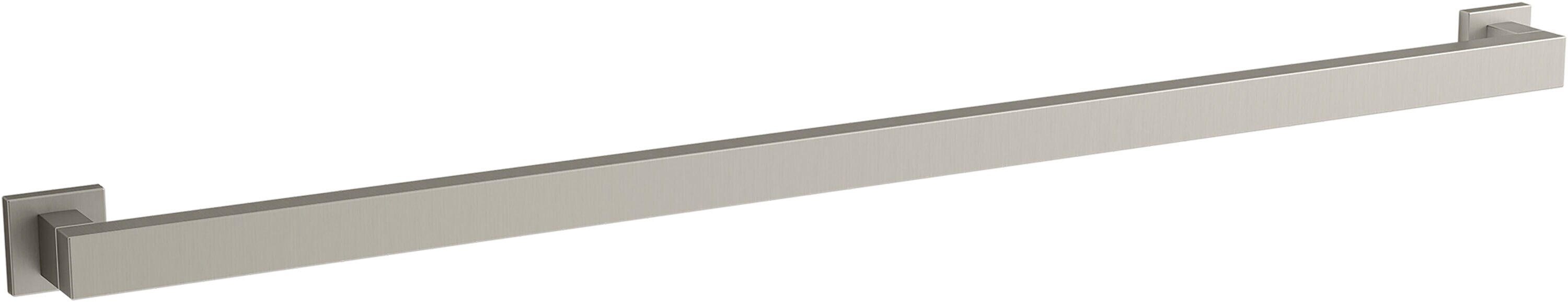 KOHLER K-23296-BN Square 36-in Vibrant Brushed Nickel Wall Mount ADA Compliant Grab Bar (300-lb Weight Capacity)