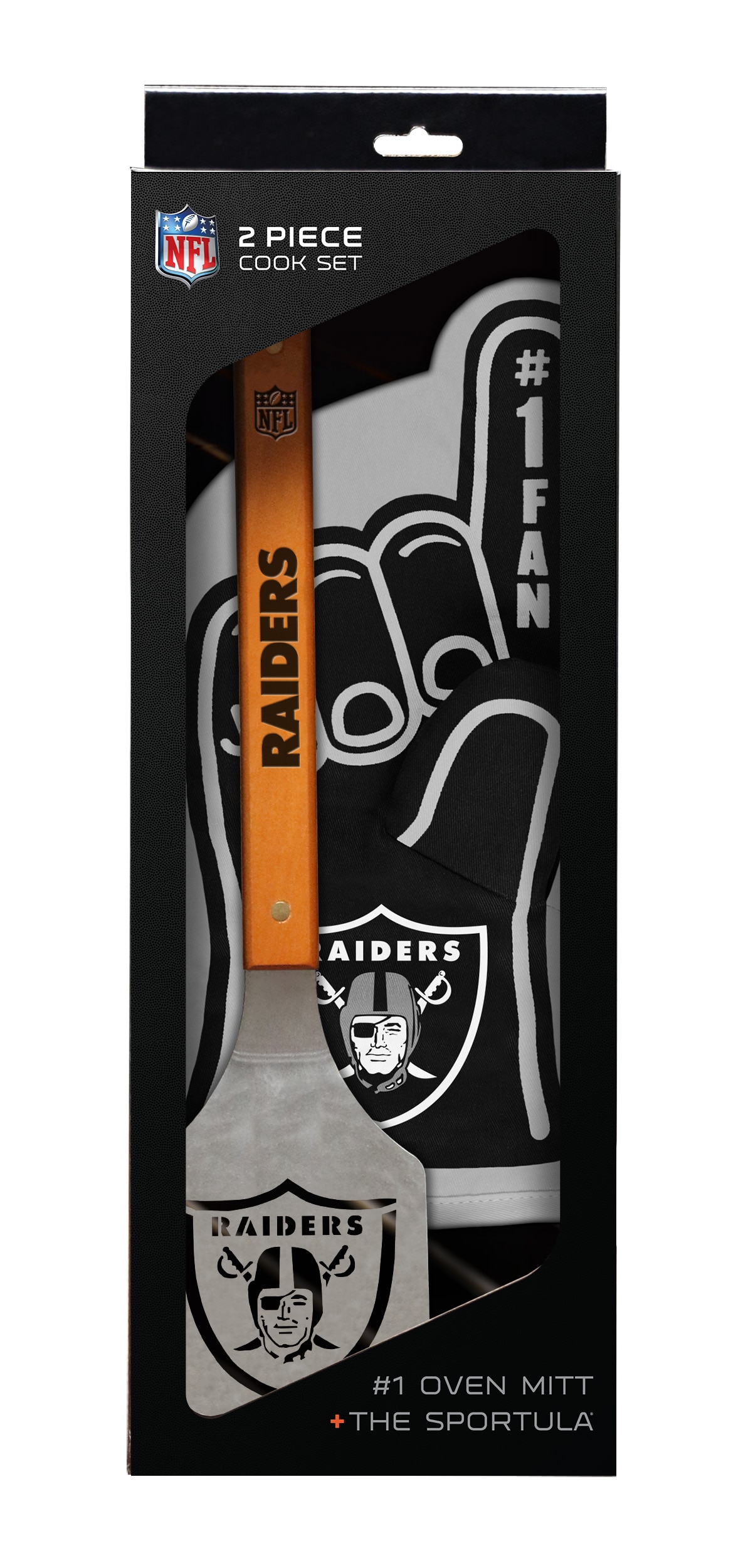 Sportula 0955238 Las Vegas Raiders 2 -Piece Stainless steel Tool set