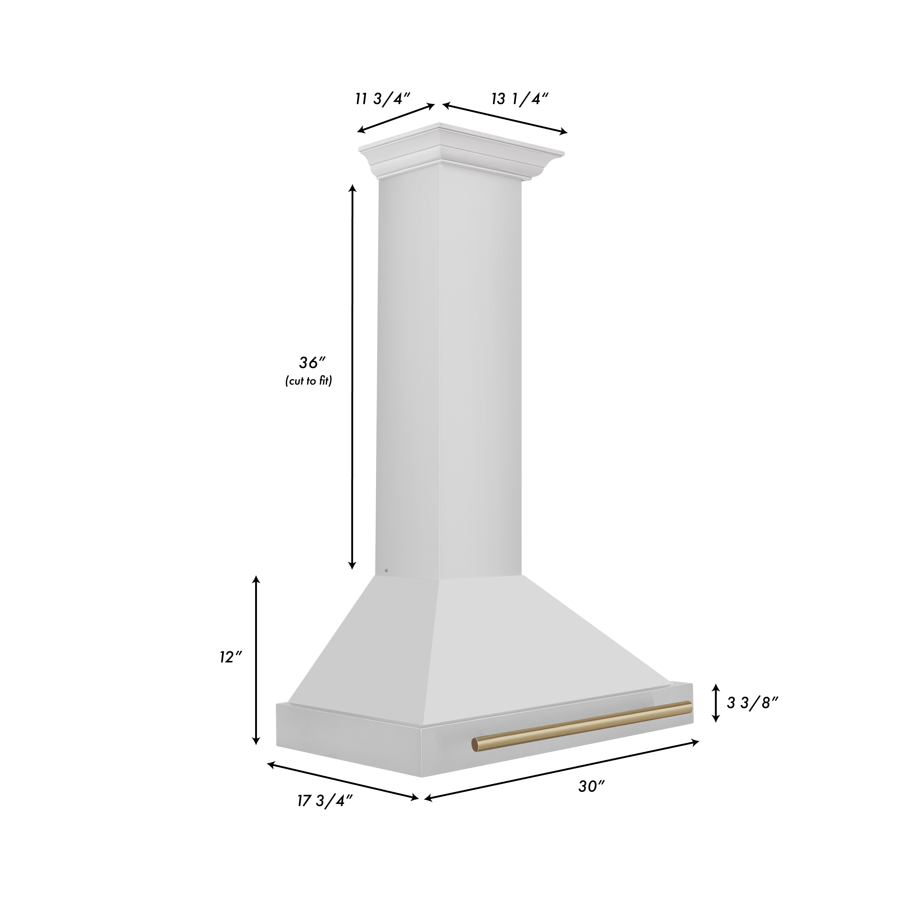 ZLINE KITCHEN & BATH KB4STZ-30-CB Wall-Mounted-Range-Hoods - View #3