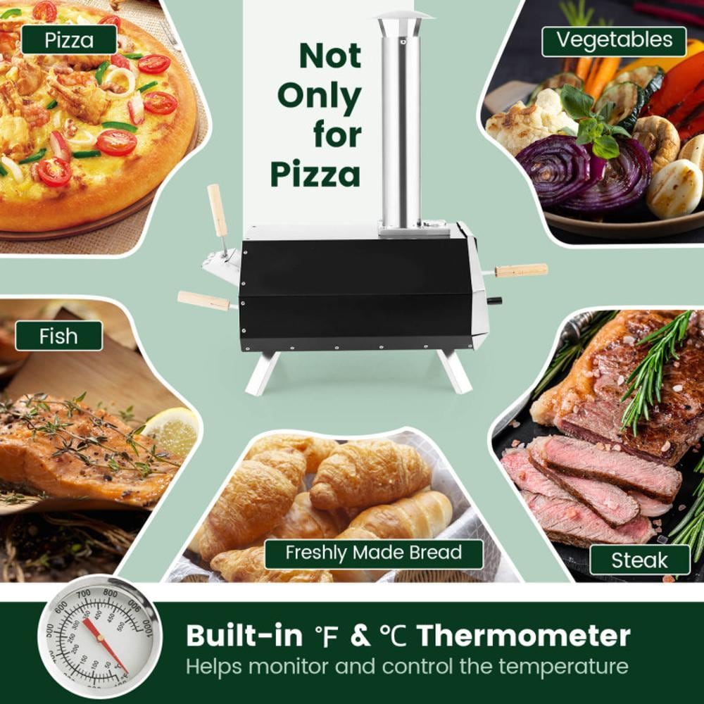 BABOOM BOM-0813BK-CO Outdoor-Pizza-Ovens - View #10