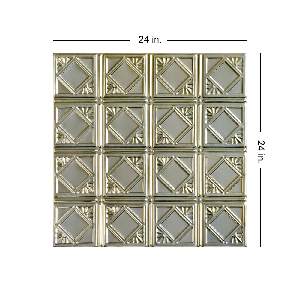 From Plain to Beautiful in Hours SKPC207-GN-24X24-D-6 Ceiling-Tile - View #3