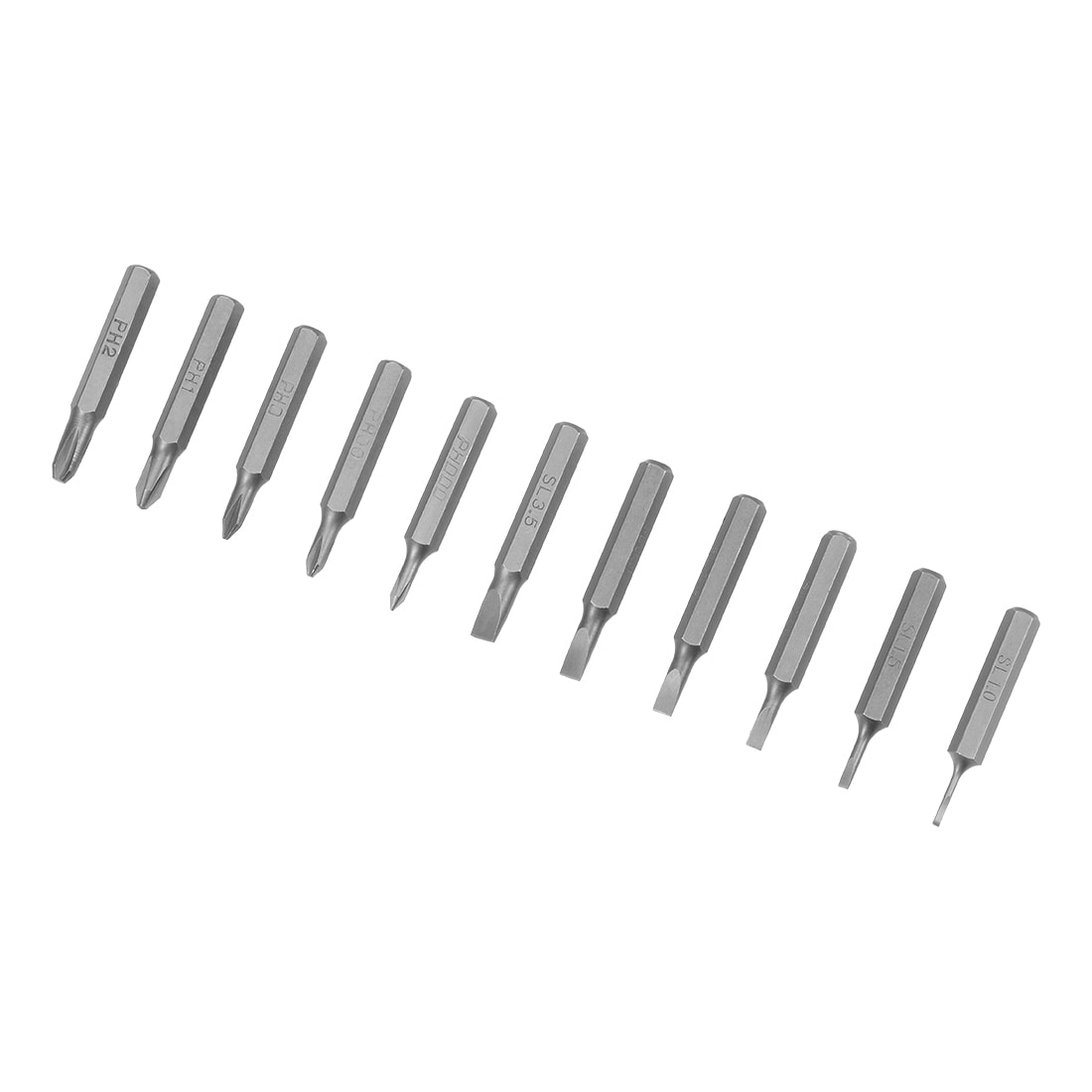 Unique Bargains Screwdriver Bits Set 11pcs 5/32 Inch Hex Shank Phillips Slotted Screwdriver Bit Set 28mm Length S2 Screw Driver Kit Tools