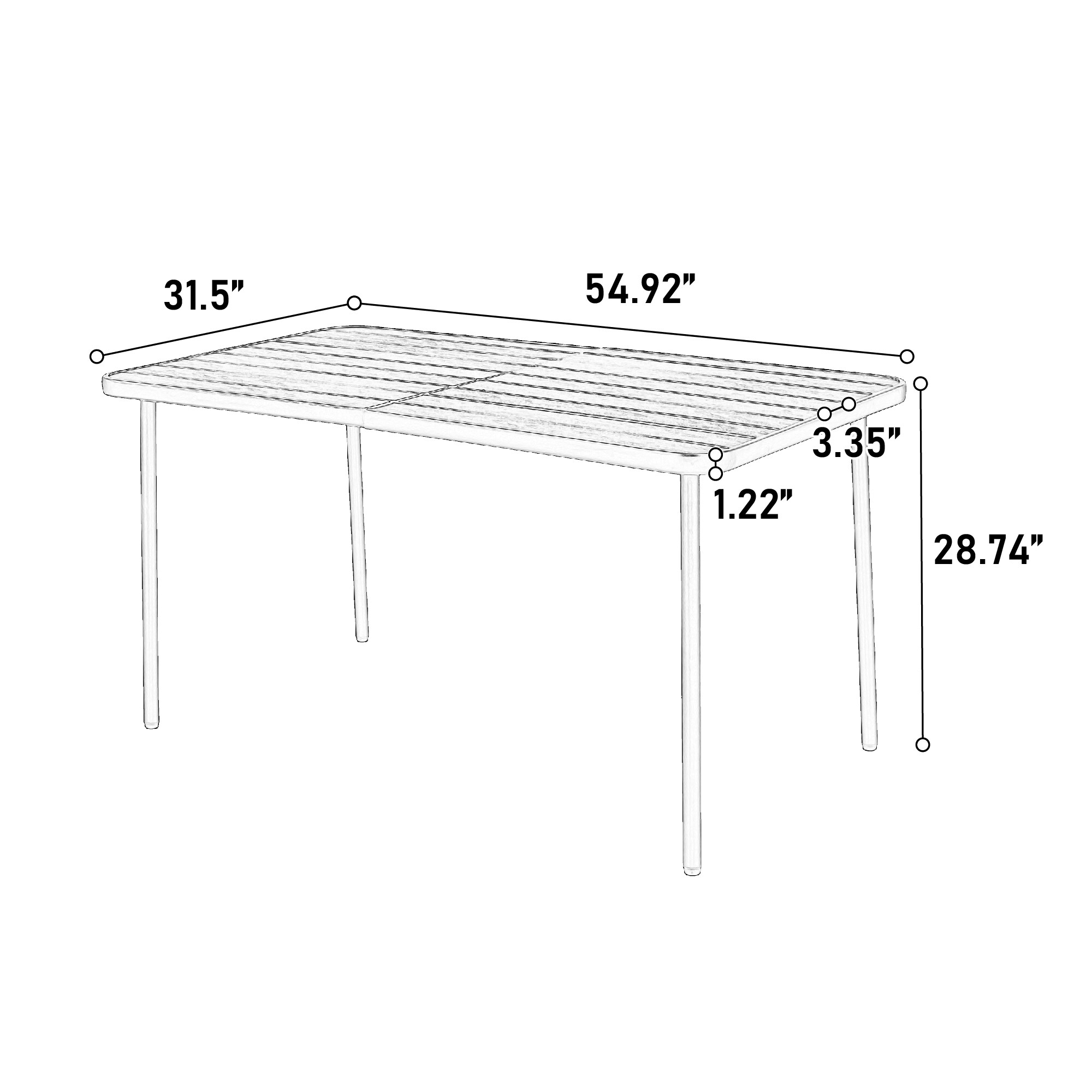 LIVIZA GAZ64P00050 Patio-Dining-Sets - View #9