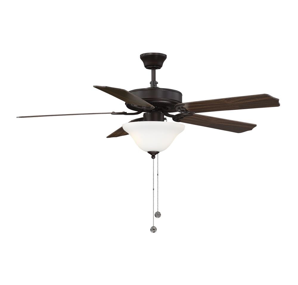  LW-SH603954 52-in English Bronze Indoor Ceiling Fan with Light (5-Blade)