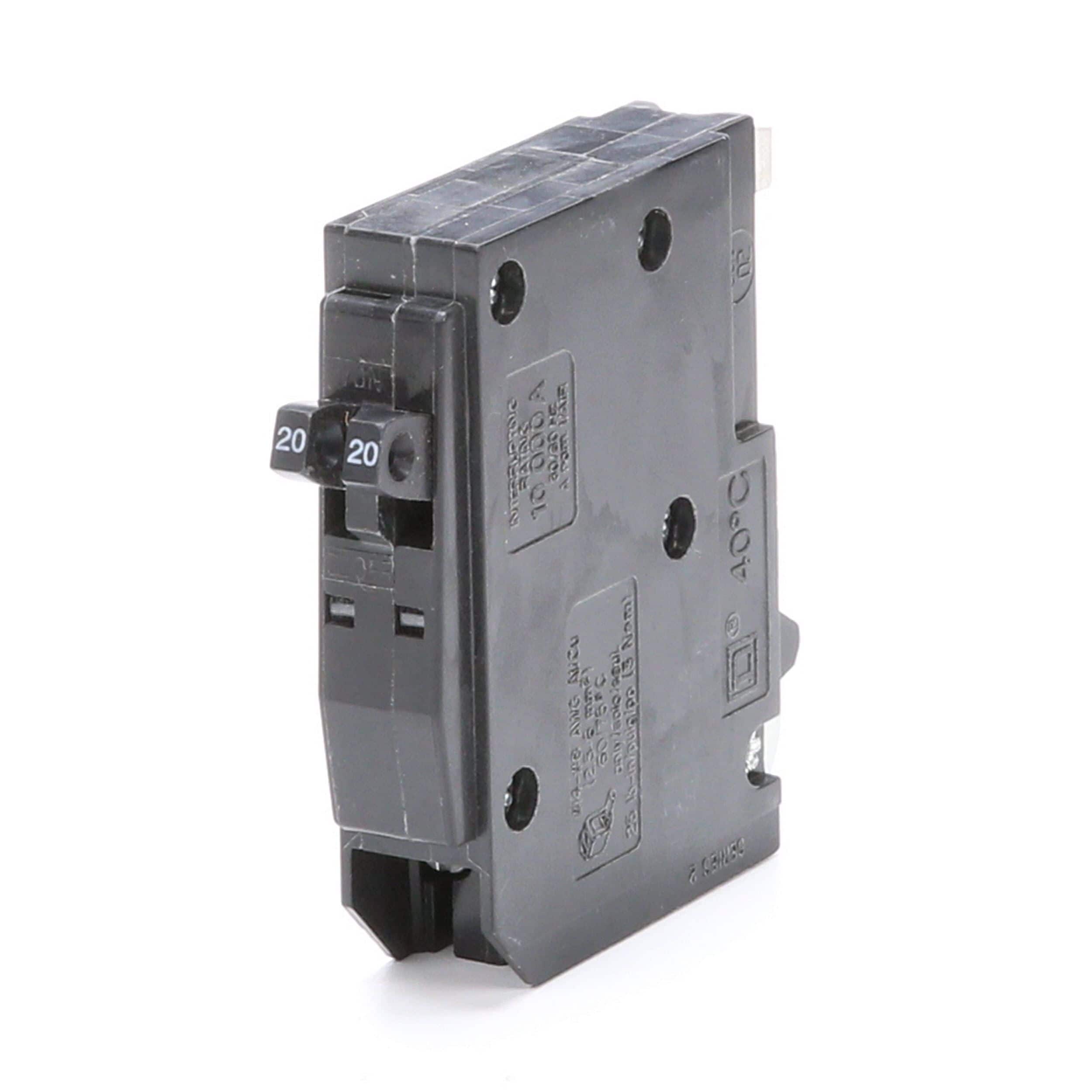Square D QO2020 20/20A Tandem Circuit Breakers  BRAND NEW w Warranty 10 Pack 