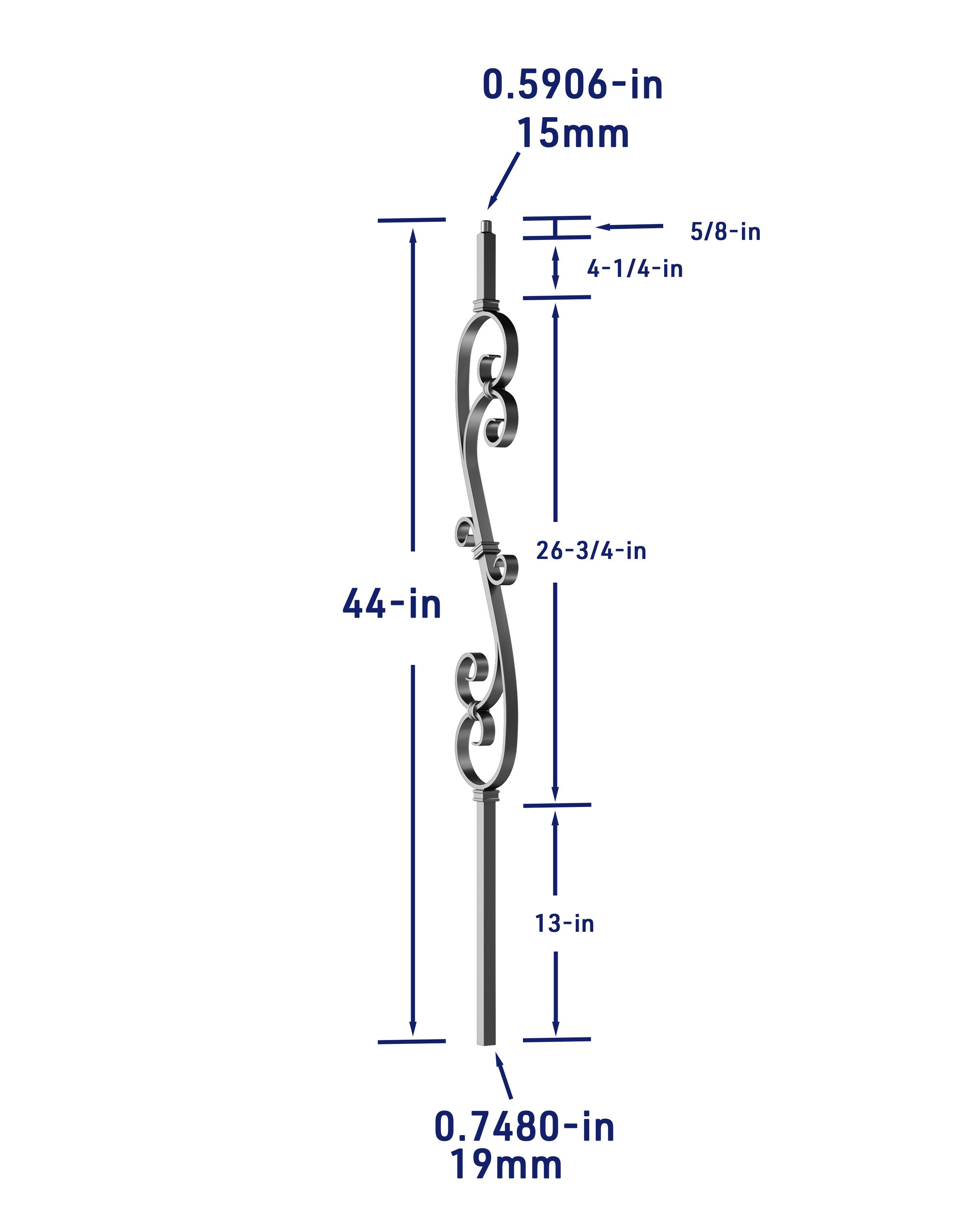 Crown Heritage 4582708FB44 Interior-Stairpart-Balusters - View #4