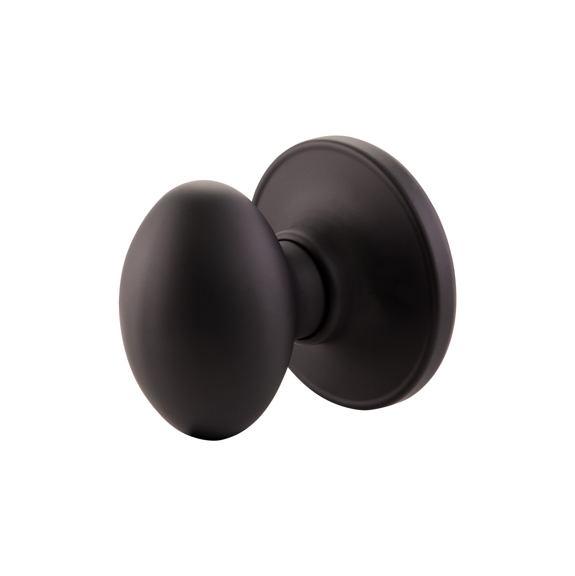 Design House Egg Matte Black Interior Hall/Closet Passage Door Knob ...