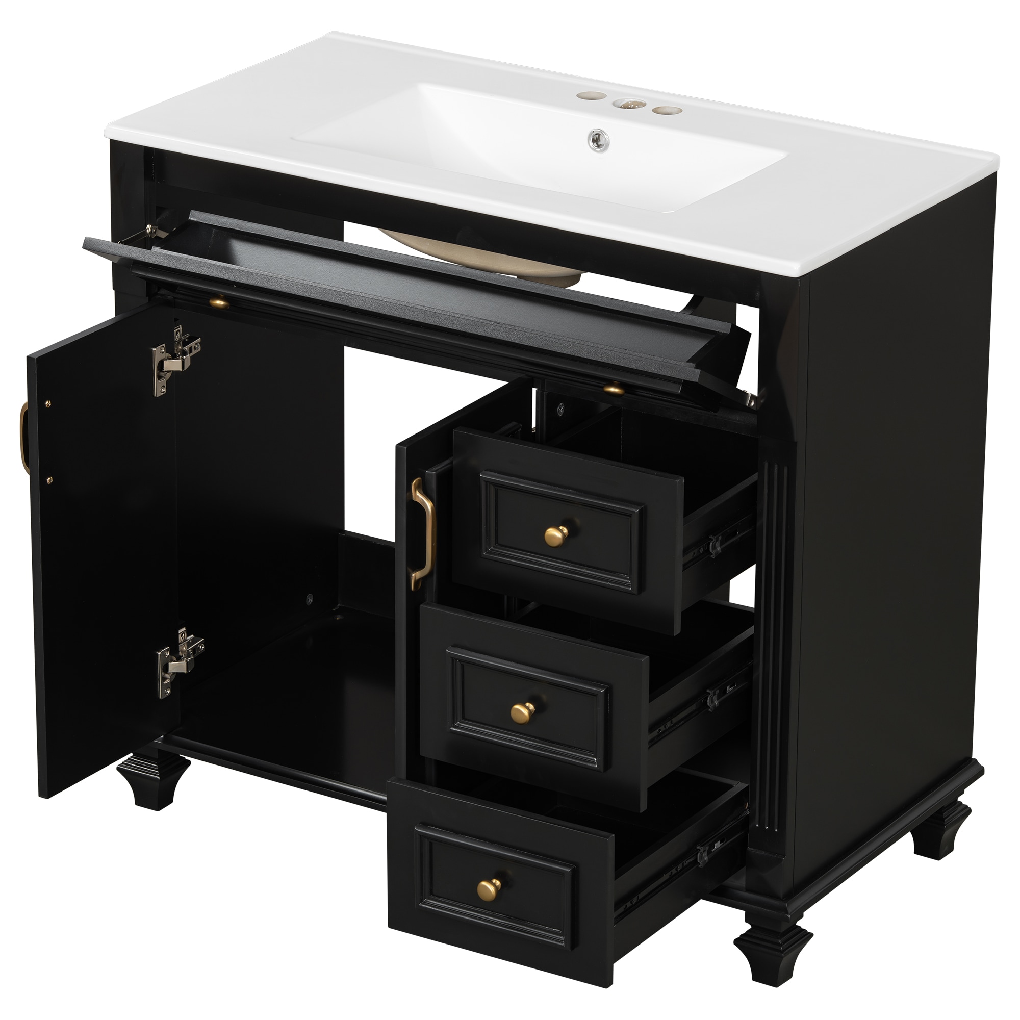 WELLFOR WA-6048DH Bath-Vanity-Combo - View #9