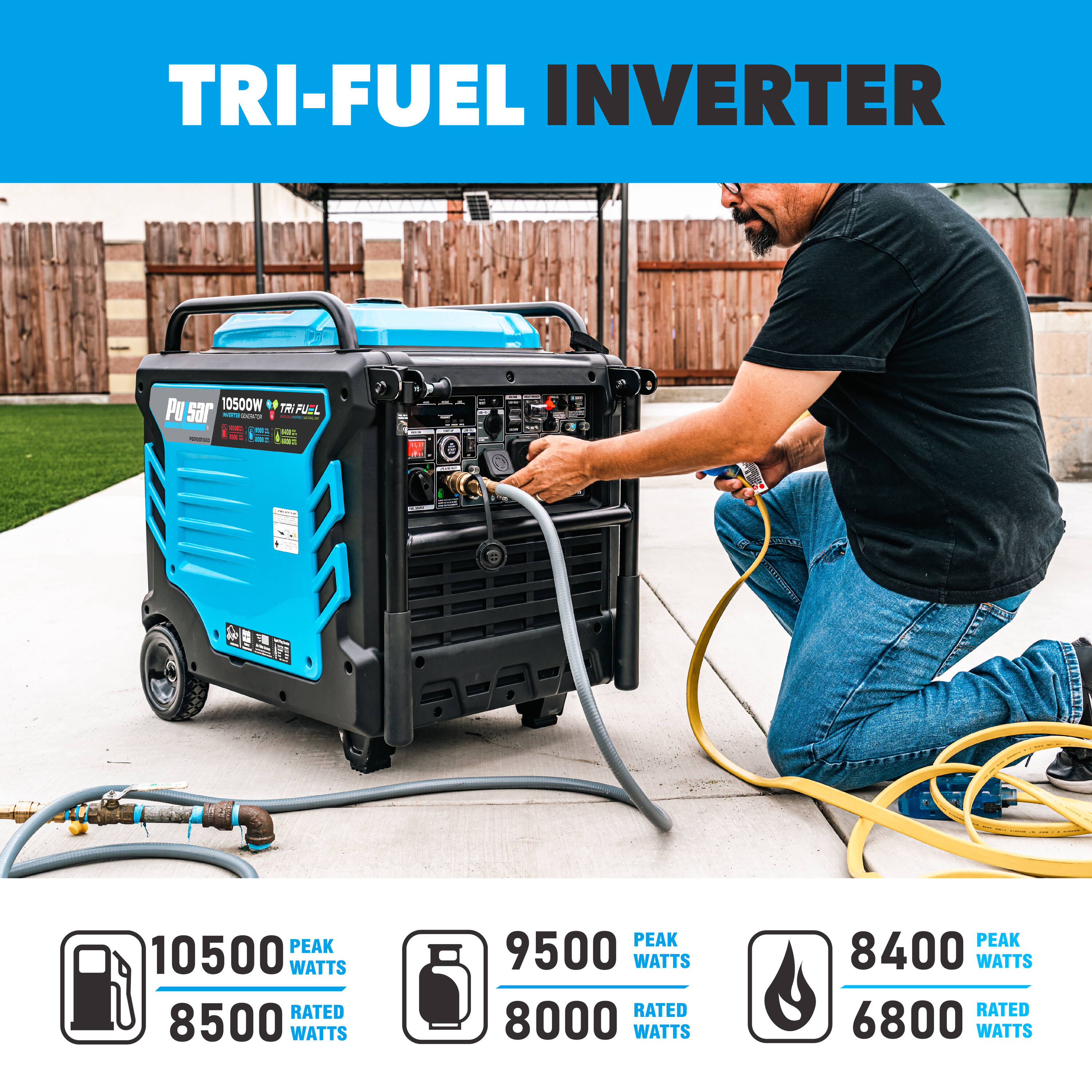 Pulsar Products PGD105TISCO Inverter-Generators - View #14
