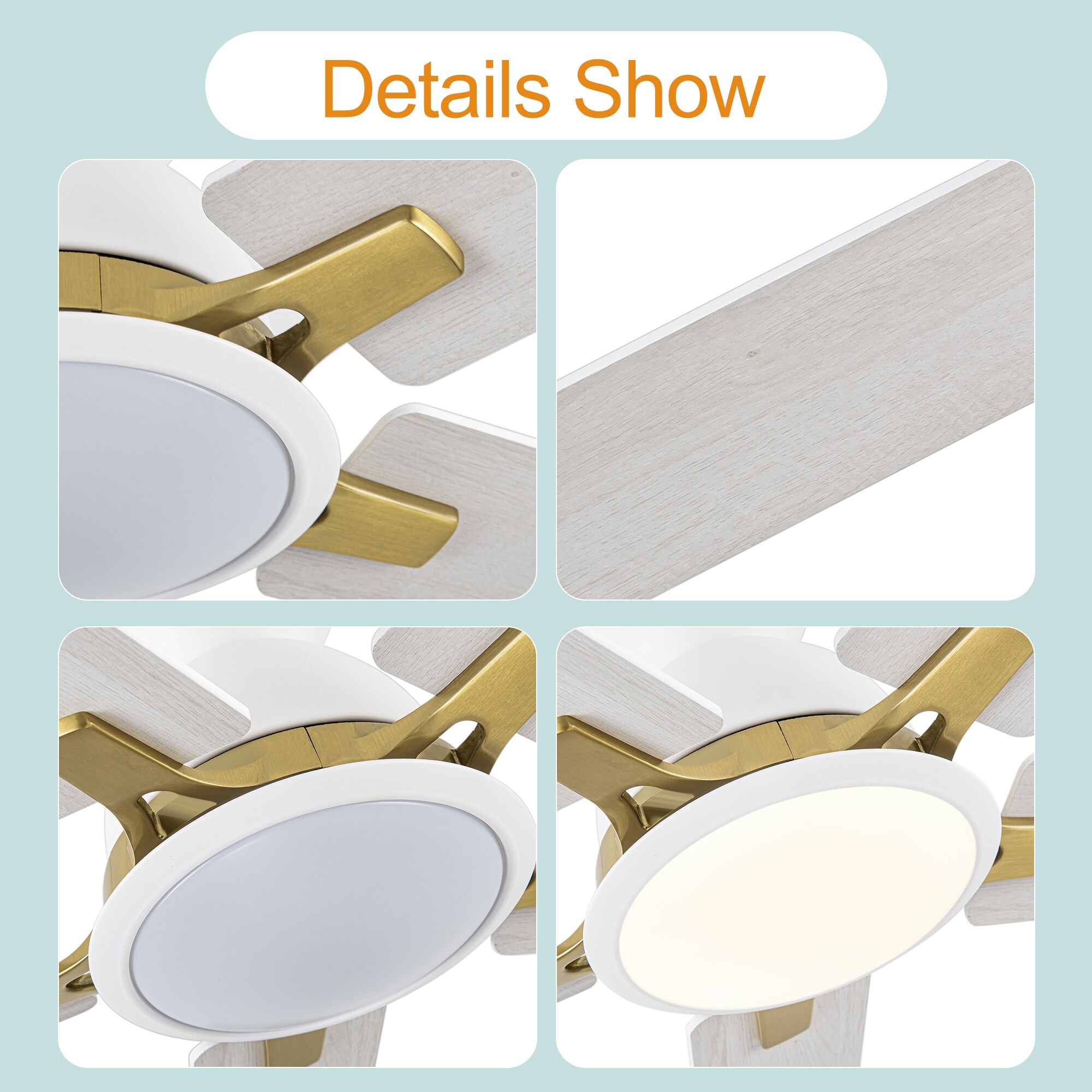 Breezary 30002-WH Ceiling-Fans - View #5