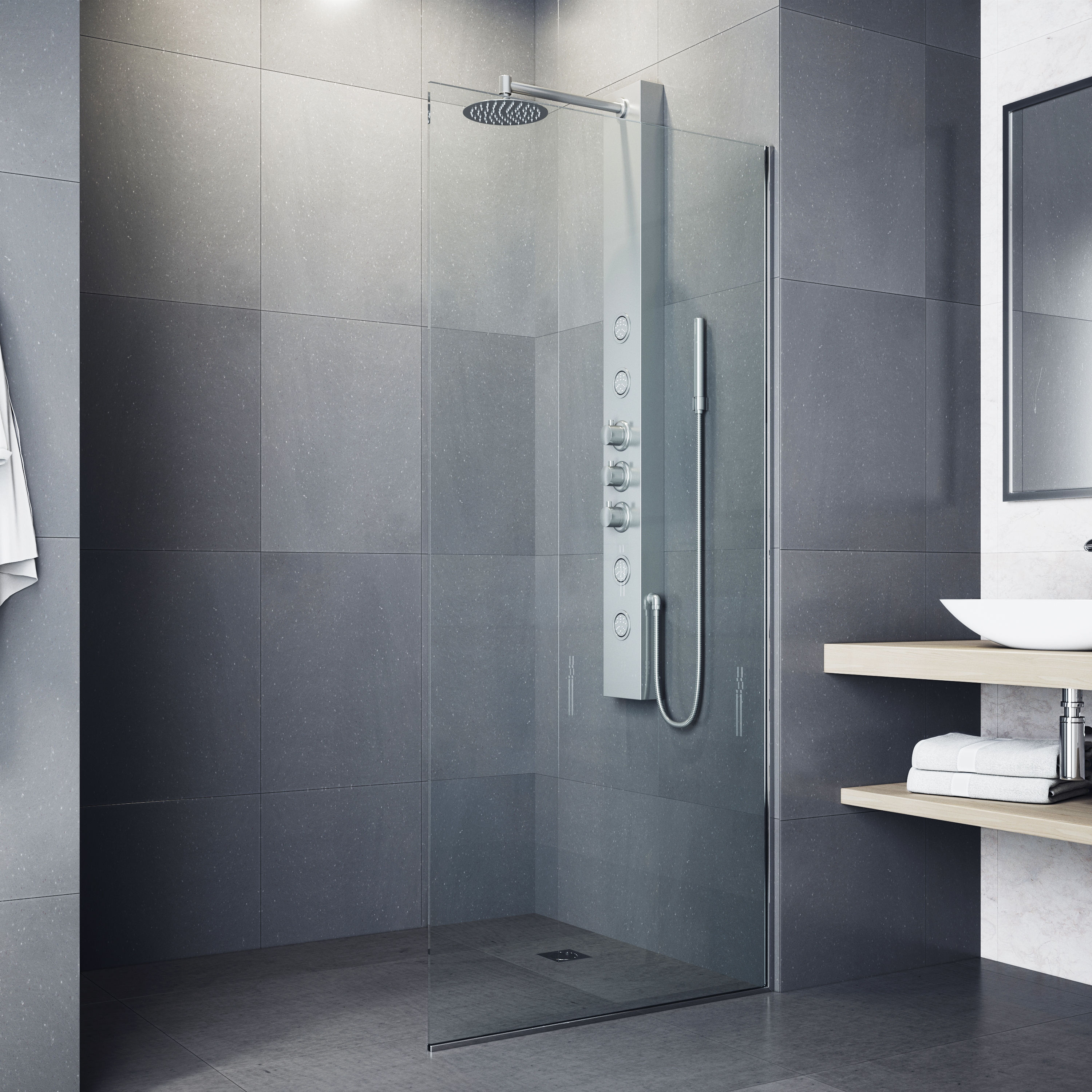 VIGO VG08013ST Showerhead-Bar-Panels - View #8