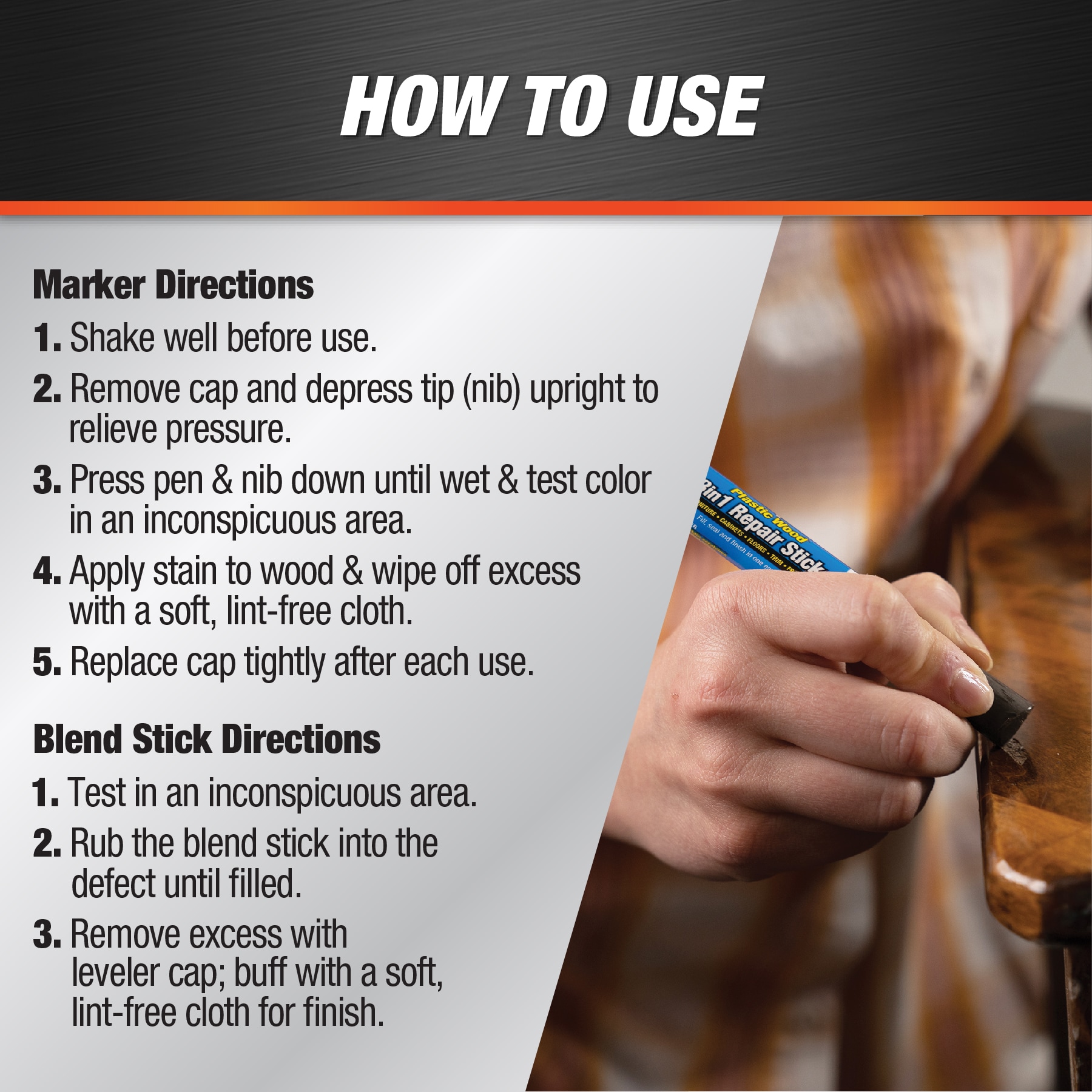 DAP 7079804093SOS Wood-Putty-Stain-Repair-Pens - View #4