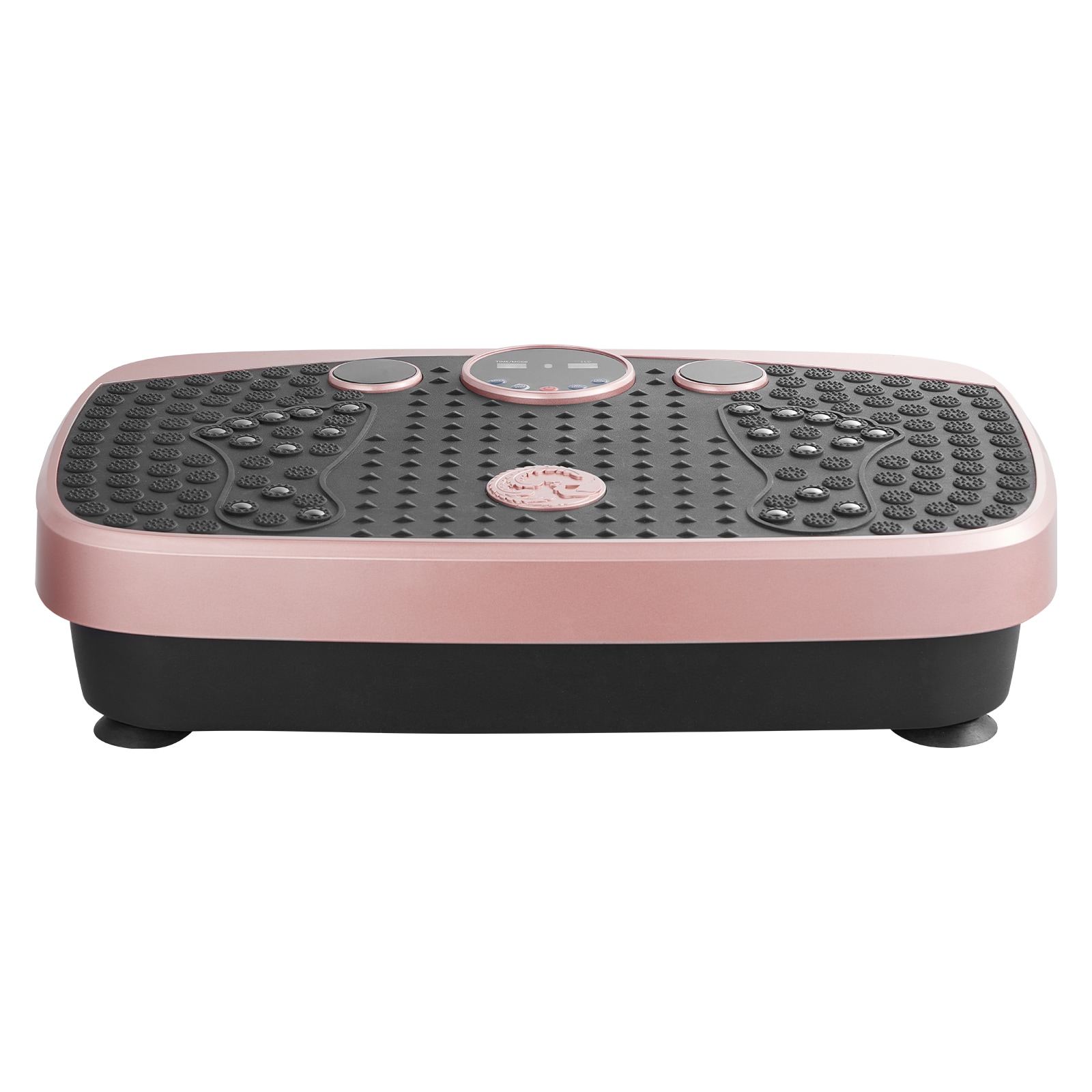 VEVOR SCWFSKZDJFSX07828V1 Vibration Plate Exercise Machine  Whole Body Shaker with Magnetic Acupoints for Lymphatic Drainage and Weight Loss  Home Workout Gym Fitness Equipment with 2 Resistance Bands for Women Men  Pink