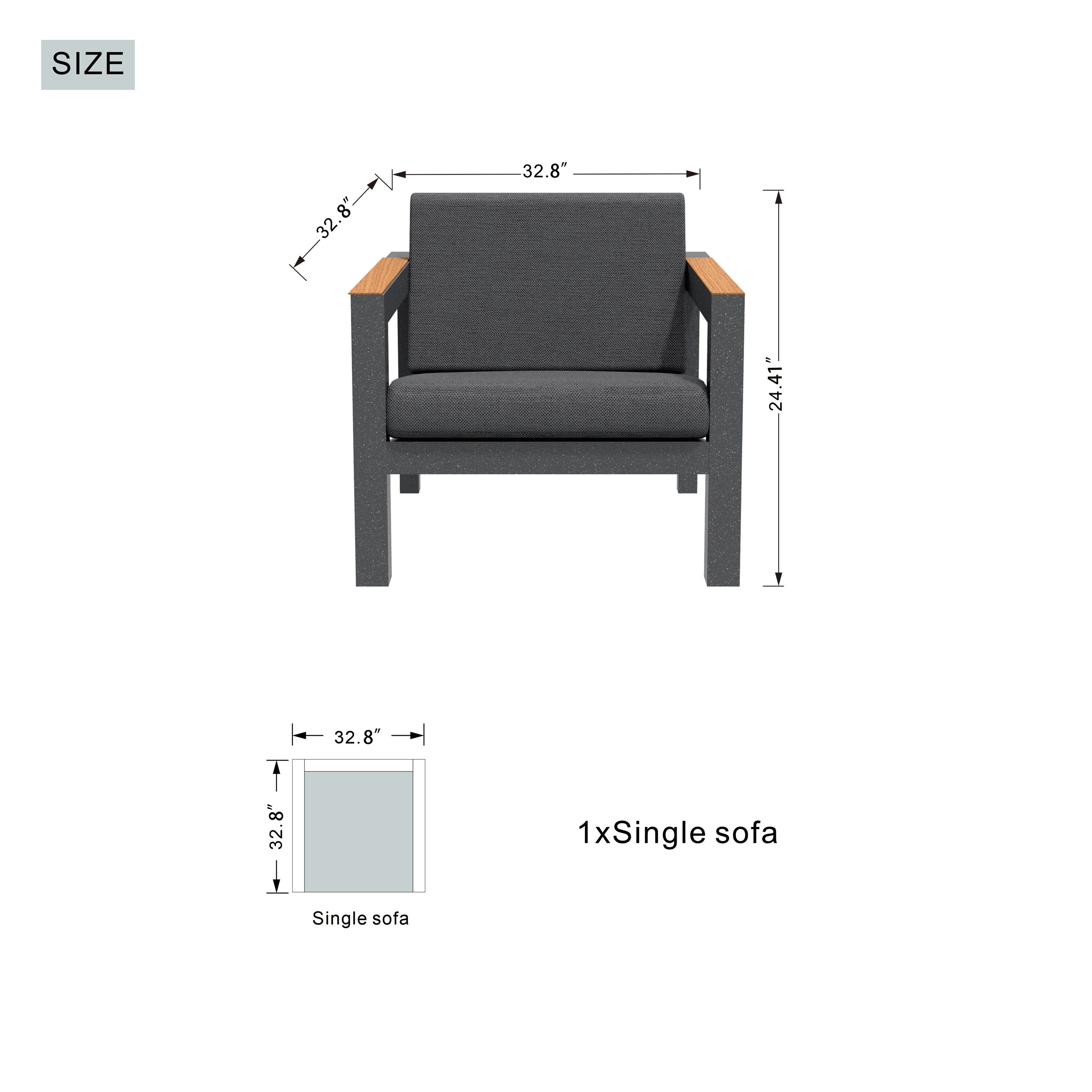 Moda Furnishings MOS-232627-GR Patio-Conversation-Sets - View #8