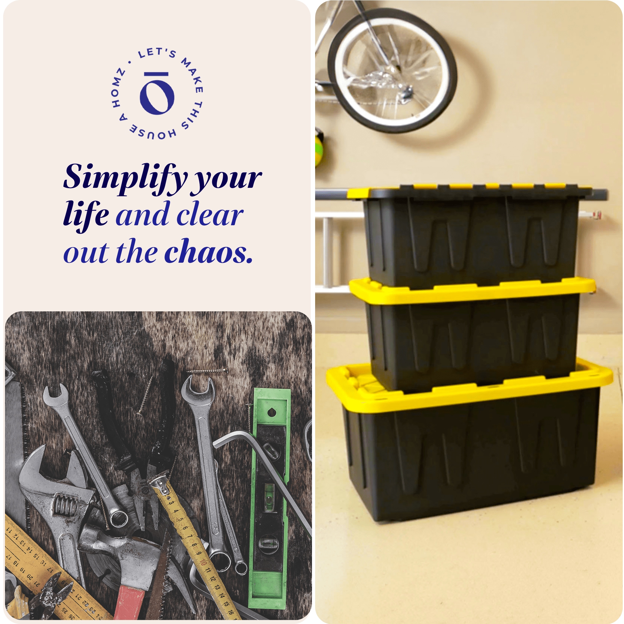 Homz Products 214879 Plastic-Storage-Totes - View #6