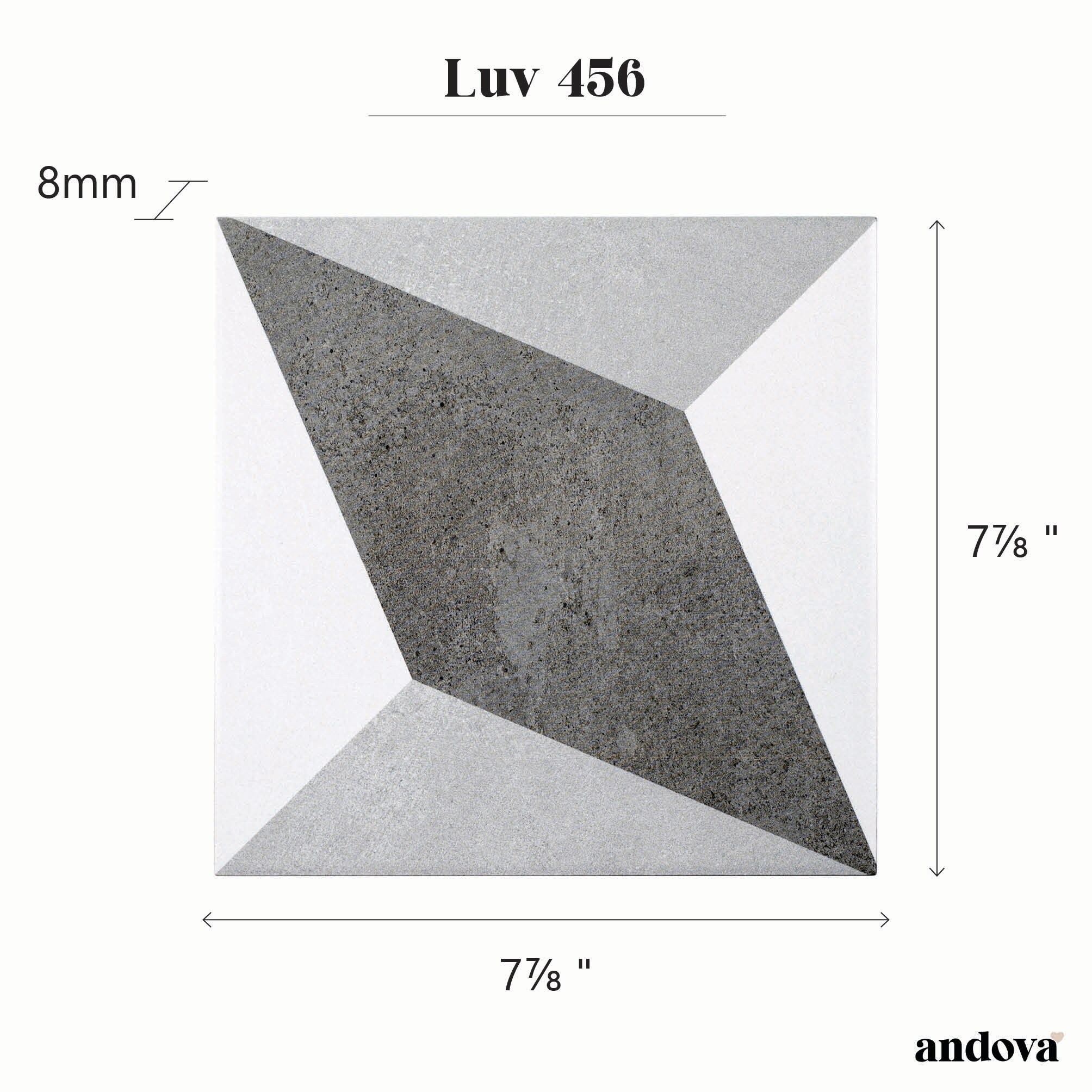 Andova Tiles ANDLUV456 Ceramic-Tile - View #11