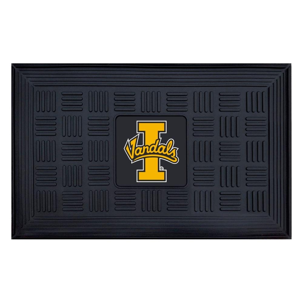 FANMATS 12623 Idaho Vandals 2-ft x 3-ft Black Vinyl Rectangular Outdoor Decorative Sports Door mat