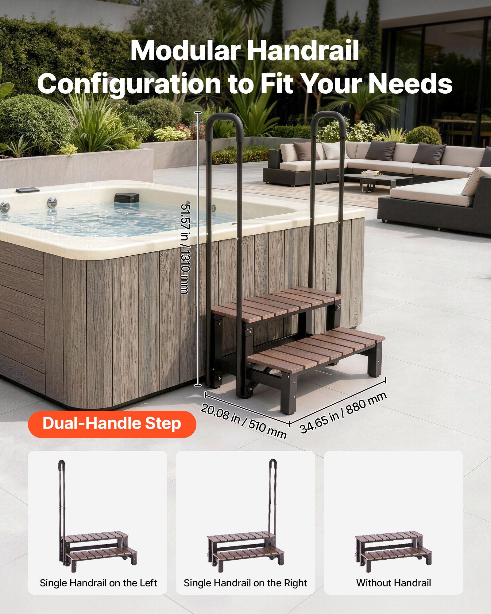 VEVOR SCRSYGBT2JTJ19553V0 Hot-Tub-Spa-Steps - View #4