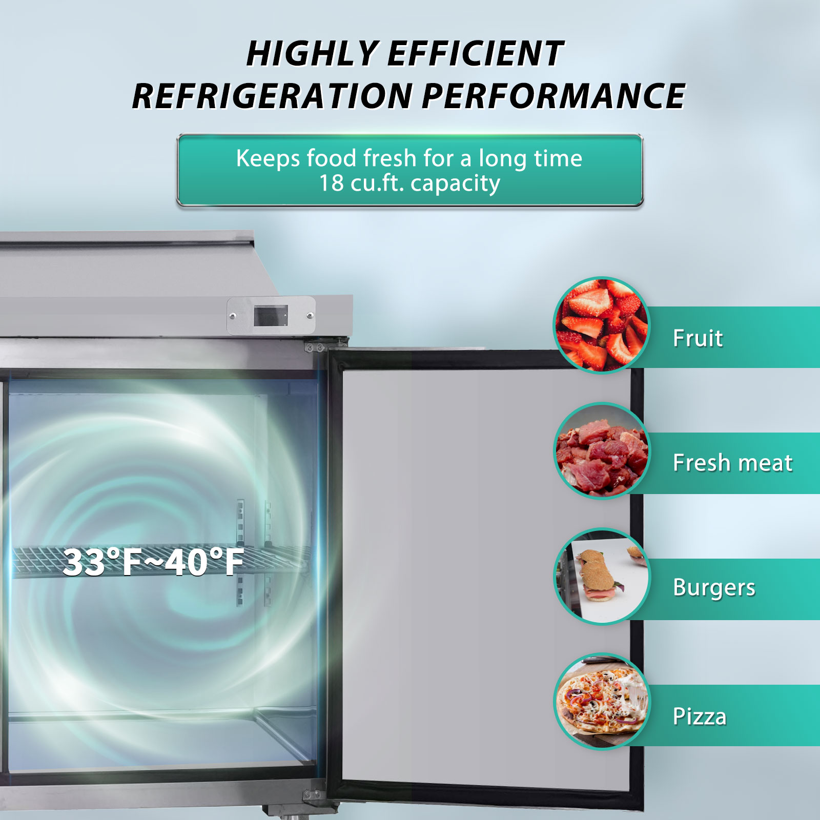 Xspracer ML-CR123 Commercial-Refrigerators - View #3
