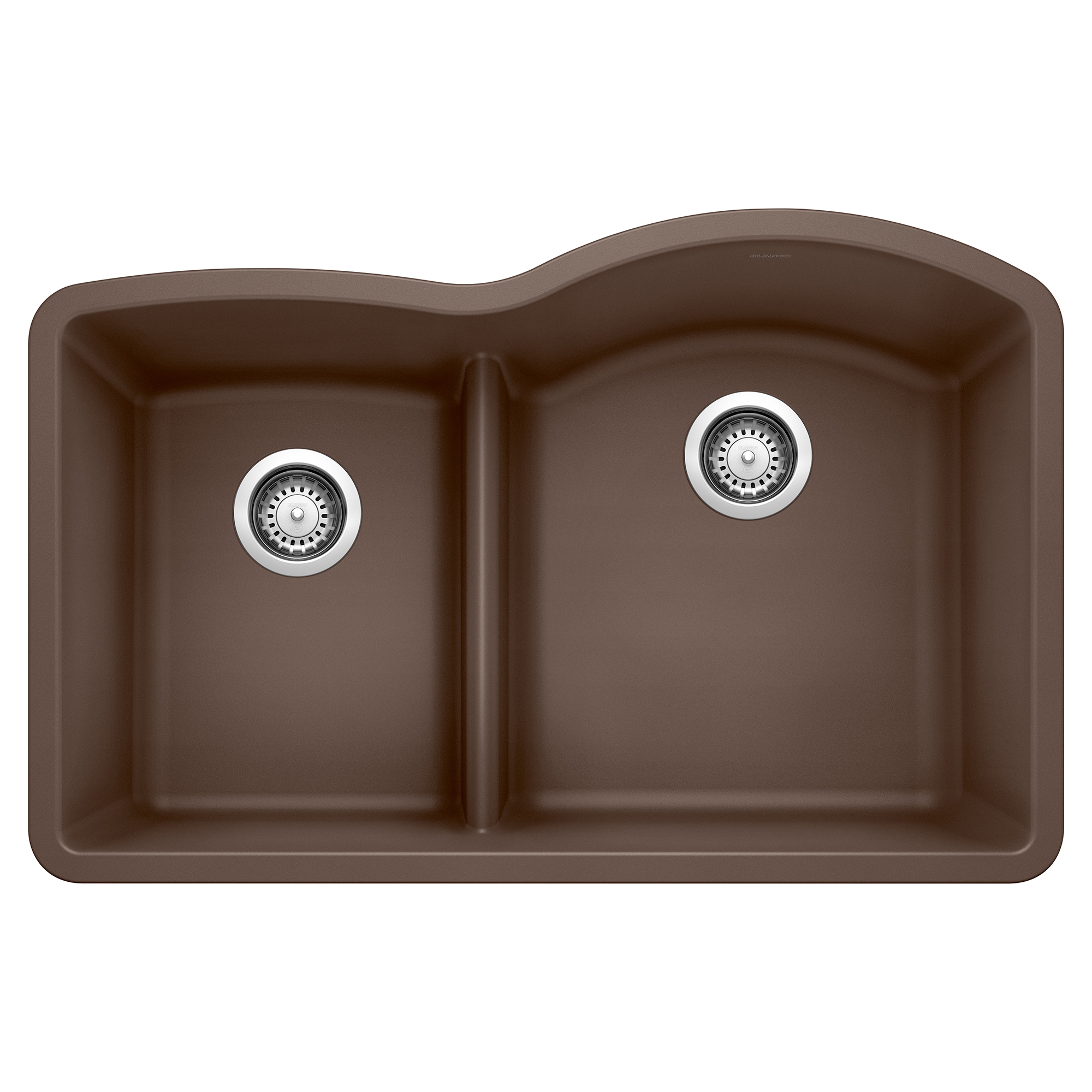 BLANCO 441609 Diamond Silgranit Undermount 32-Inches x 21-Inches Granite Double offset bowl Kitchen Sink