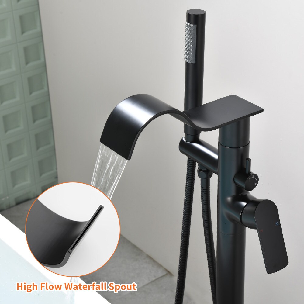 WELLFOR WASP002MB Roman-Tub-Faucets - View #7