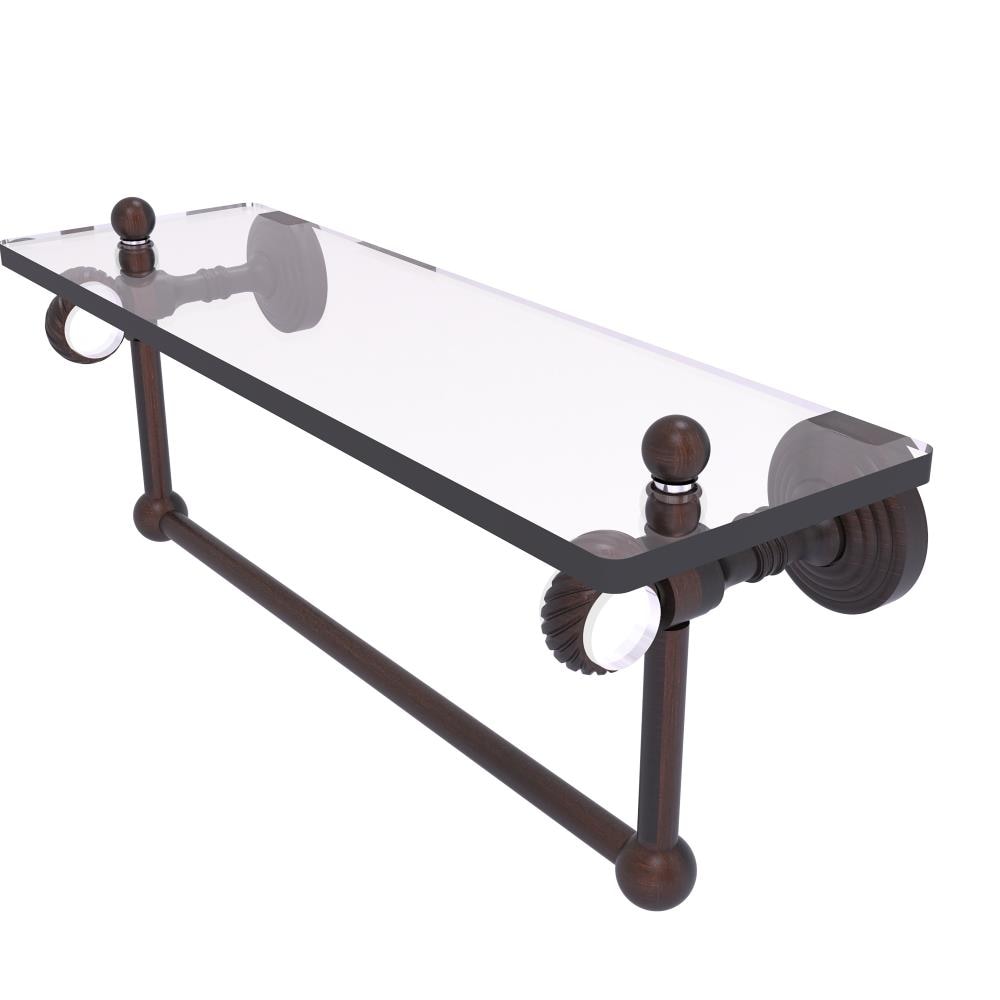 Allied Brass PG-1TBT-16-VB Pacific Grove Venetian Bronze Wall mount Bathroom Shelf ( 16-in x 6.4-in x 5-in )