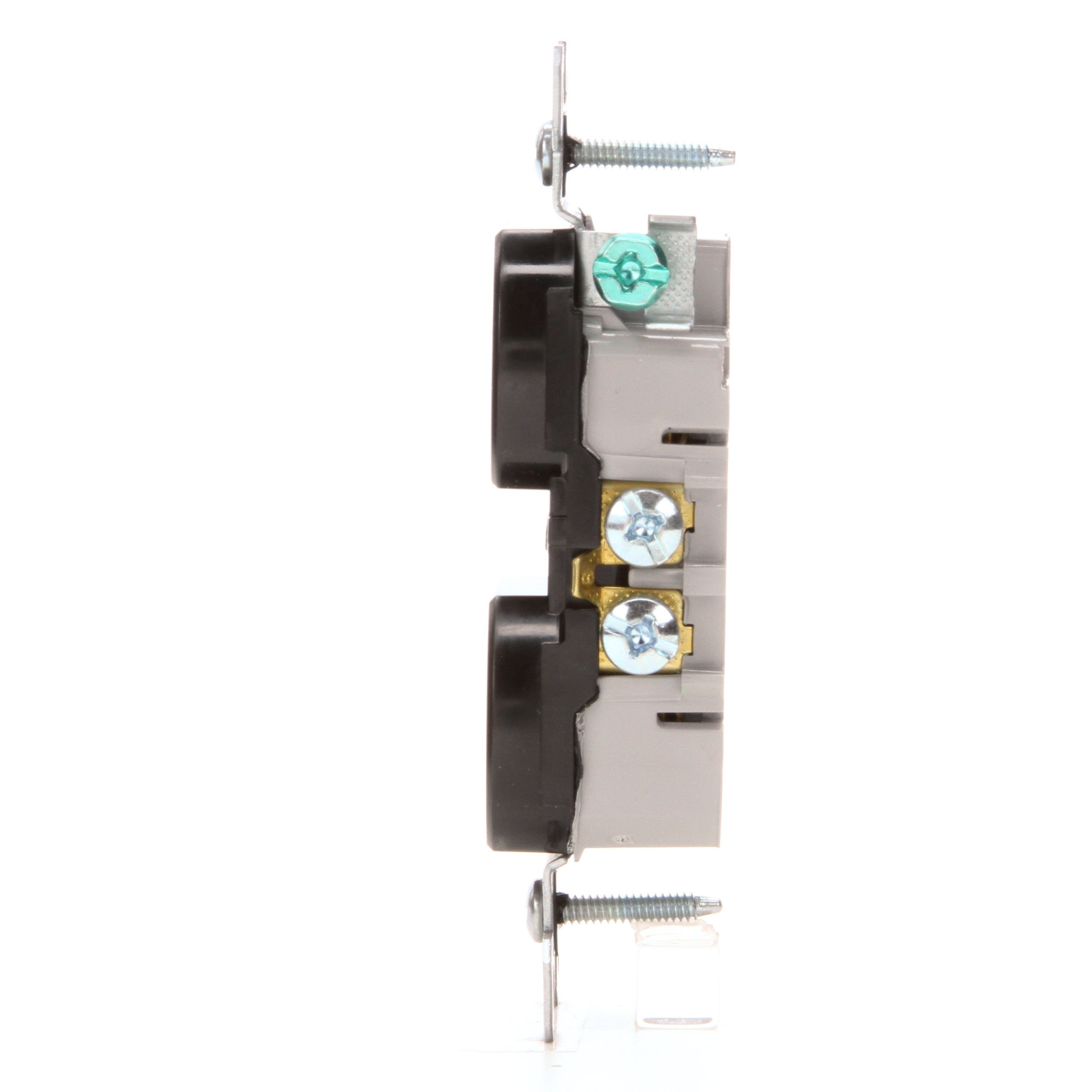East to Install Black Legrand-Pass & Seymour 224CC10 15-Amp Residential Connector 