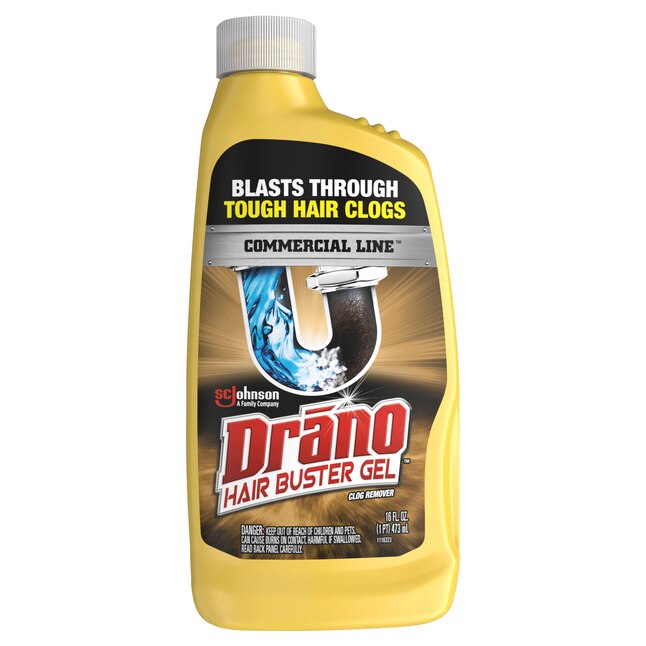 Drano Hair Buster Gel Commercial Line 16-fl oz Drain Cleaner in the Drain  Cleaners department at