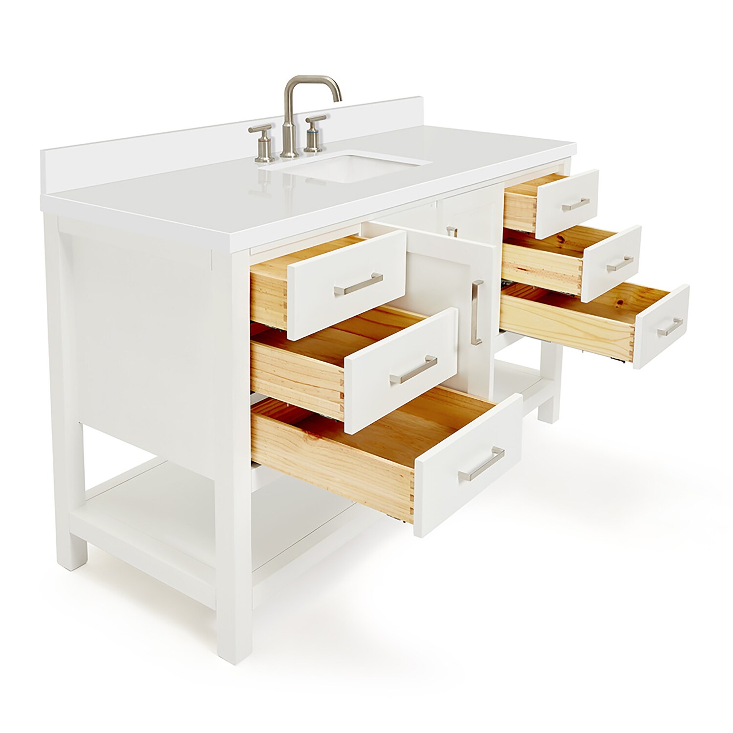 ARIEL S061SWQRVOWHT Bath-Vanity-Combo - View #5