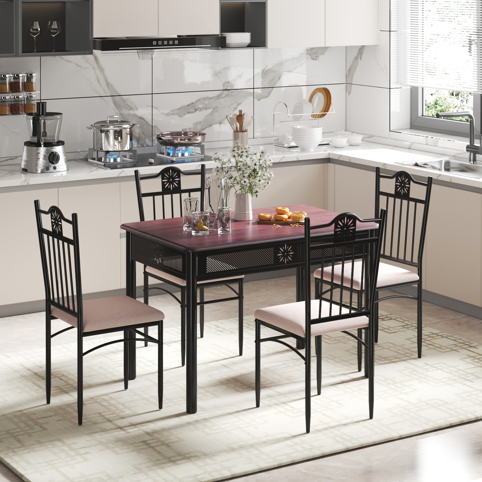 Slickblue D-CO-FC67266WH Dining-Sets - View #4