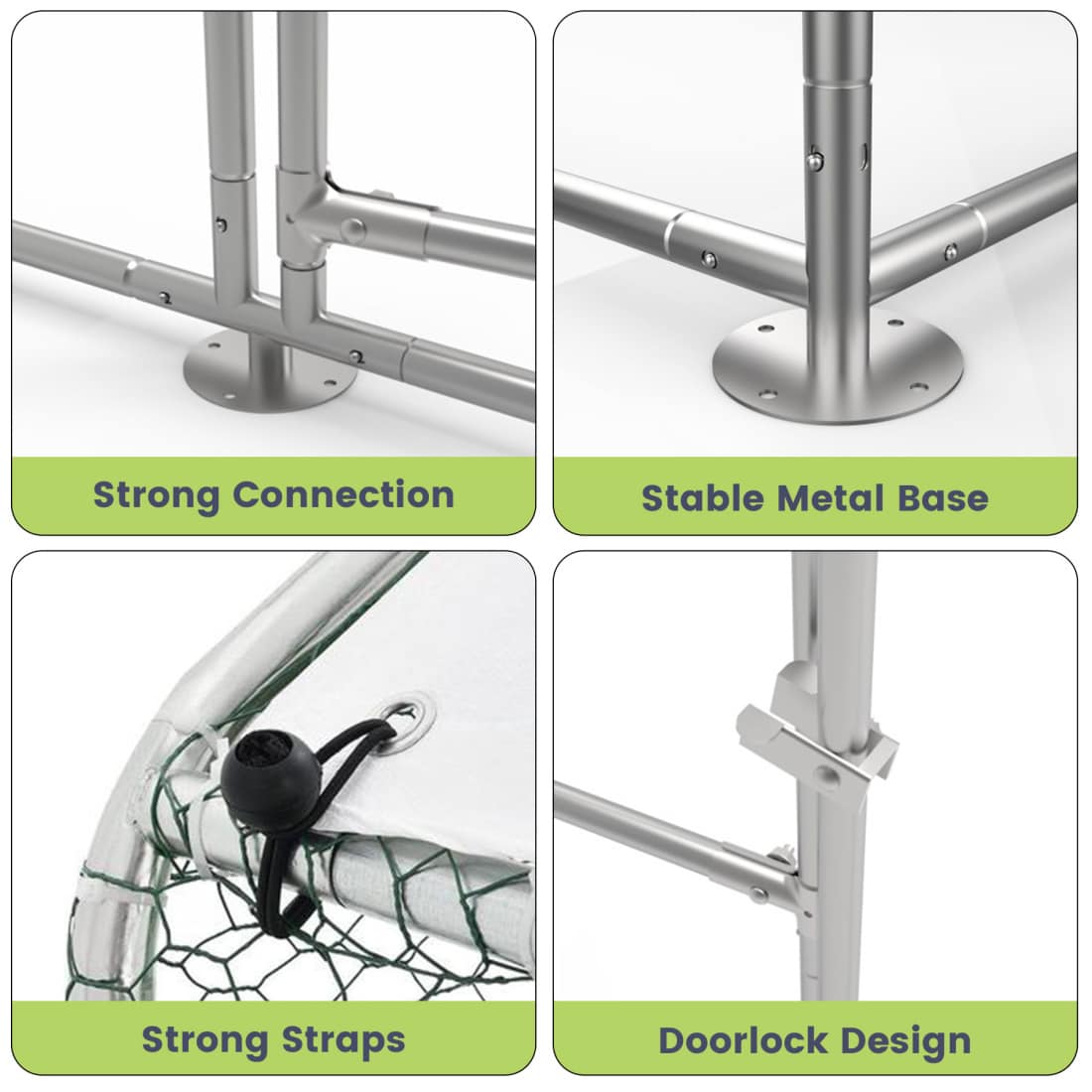 Qeetex WLS-PHO-159PFDNI Chicken-Coops-Rabbit-Hutches - View #4