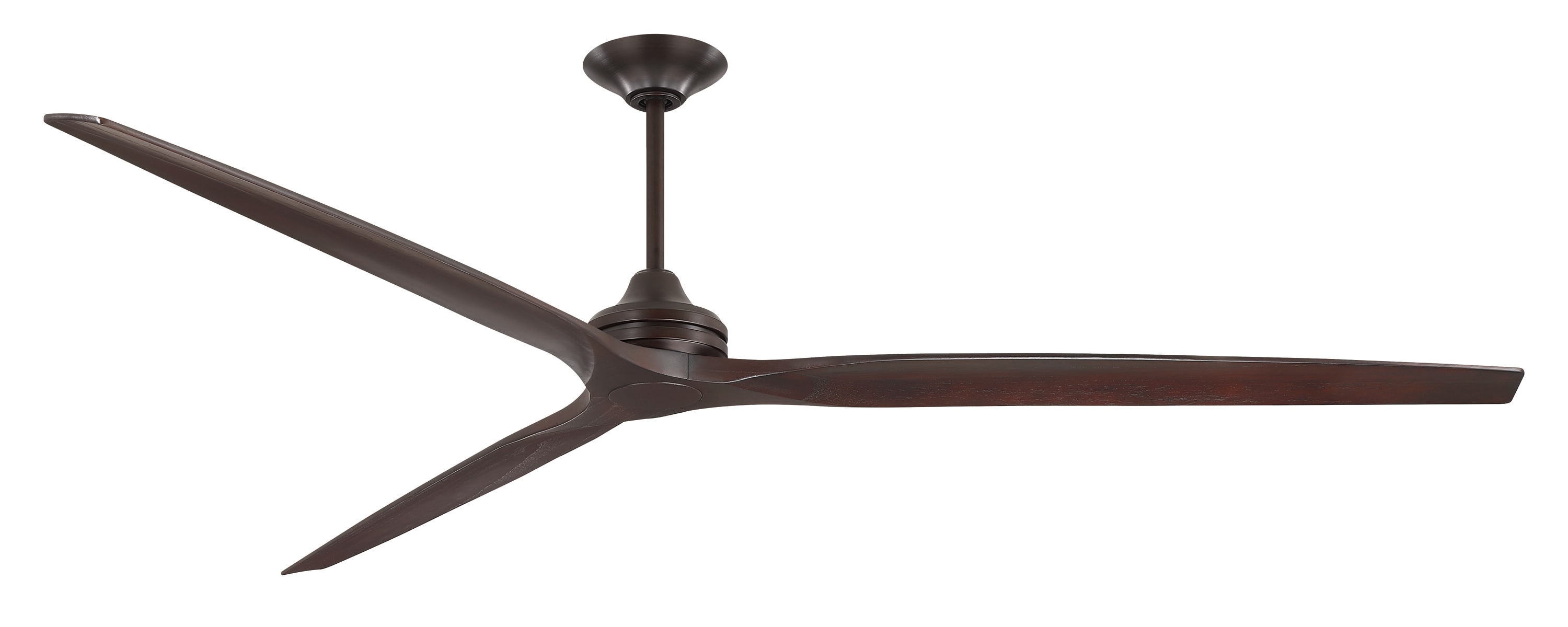 Fanimation FPD6721BDZ-96DWA Spitfire 96-in Outdoor Smart Dark Bronze with Dark Walnut Blades Propeller Ceiling Fan Light Kit Compatible - Remote Included ( 3 -Blade )