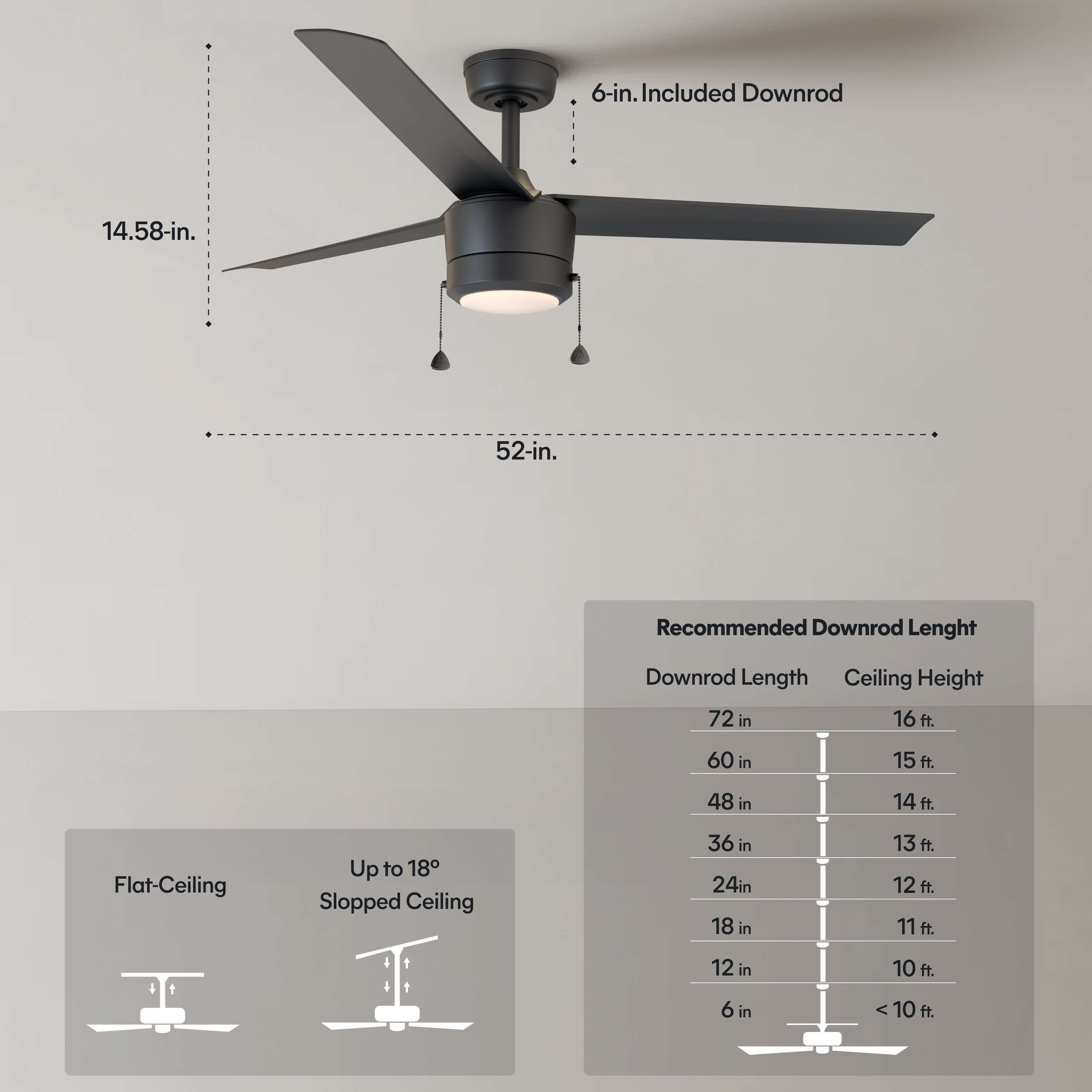 ALTITUDE 109LPC52MBKMBK Ceiling-Fans - View #14