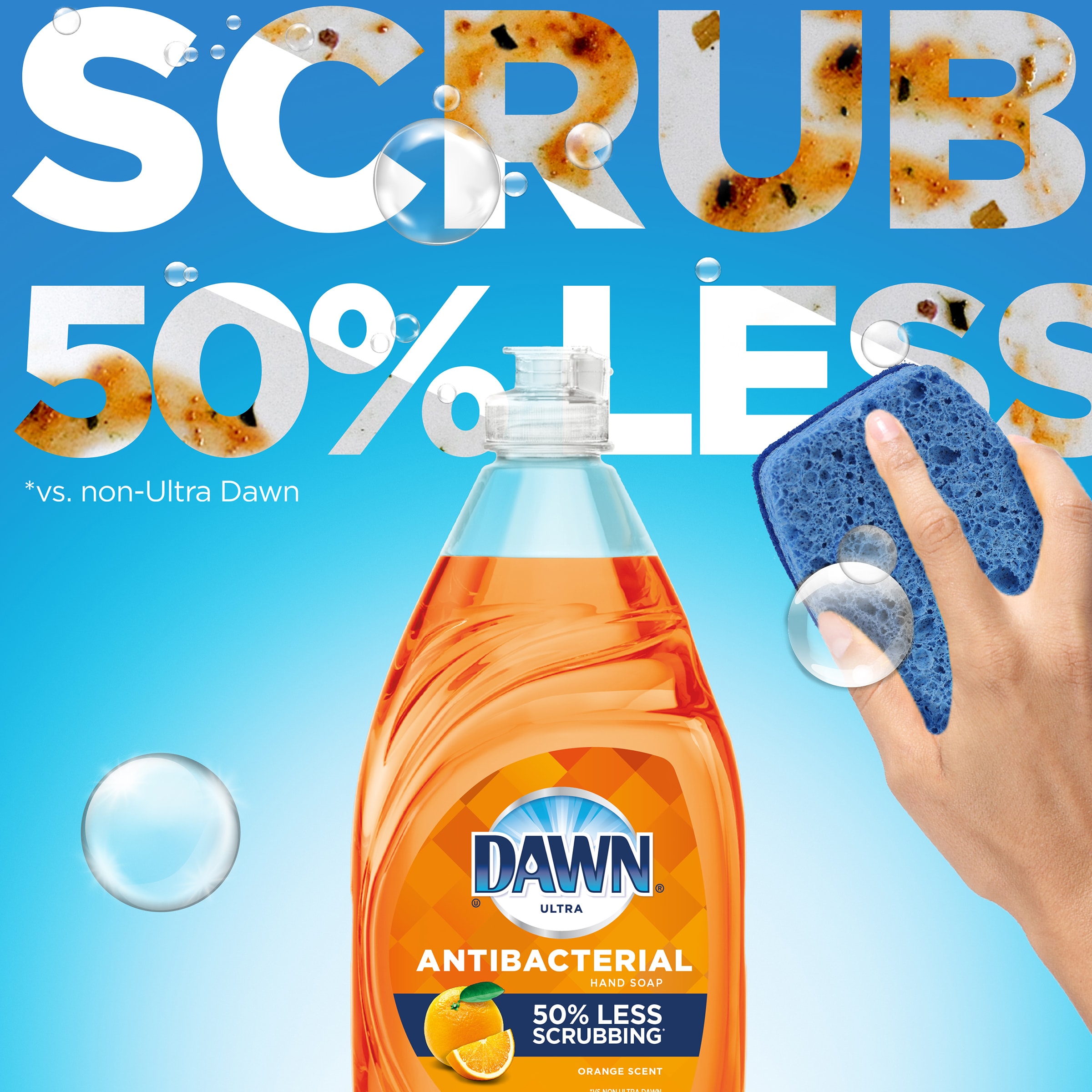 Dawn Ultra Antibacterial Dish Soap 28 fl oz 0.9 quart Citrus Scent 1 Each  Orange - Office Depot
