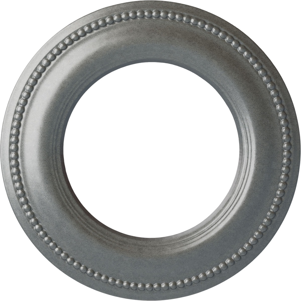 Ekena Millwork CM13BRPLS Bradford Classic 13-in W x 13-in L Painted Platinum Polyurethane Whole Ceiling Medallion