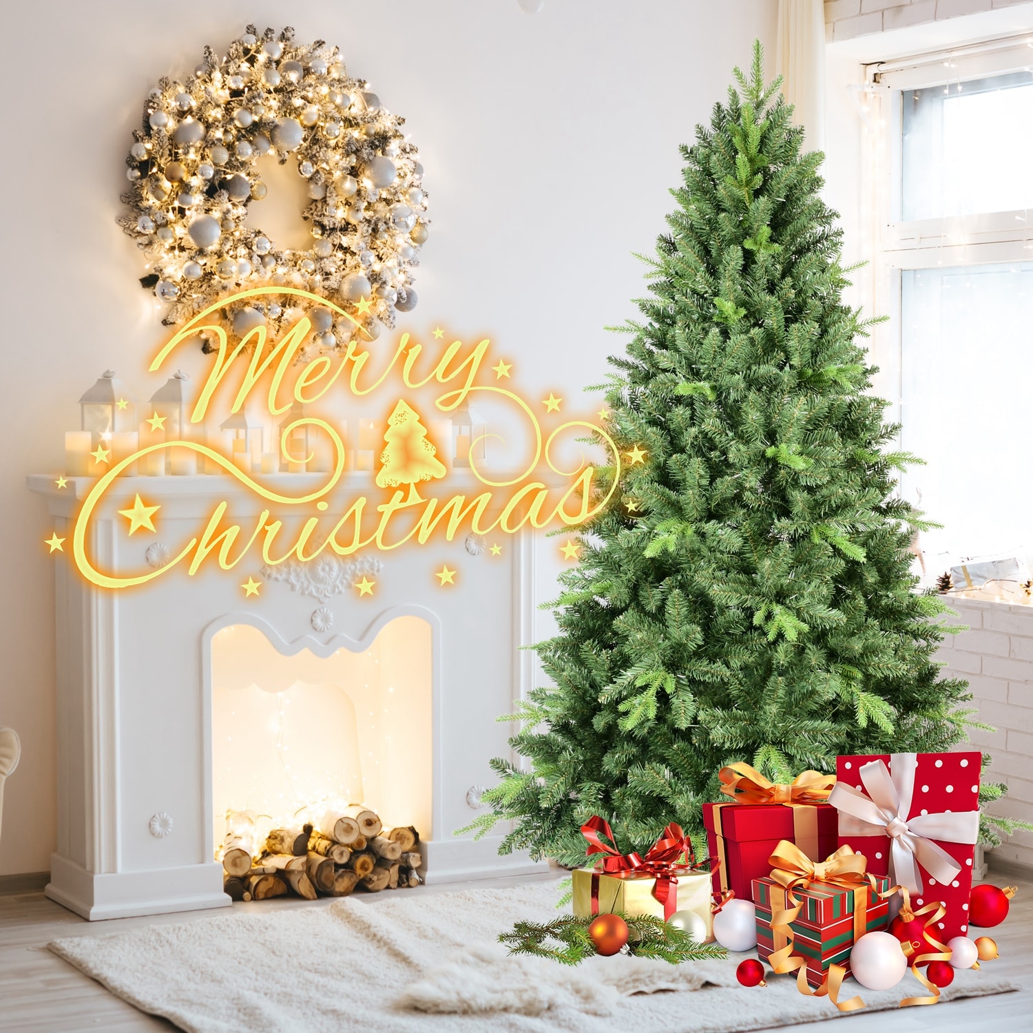 REIBII FXLS0605-510A12 Artificial-Christmas-Trees - View #3