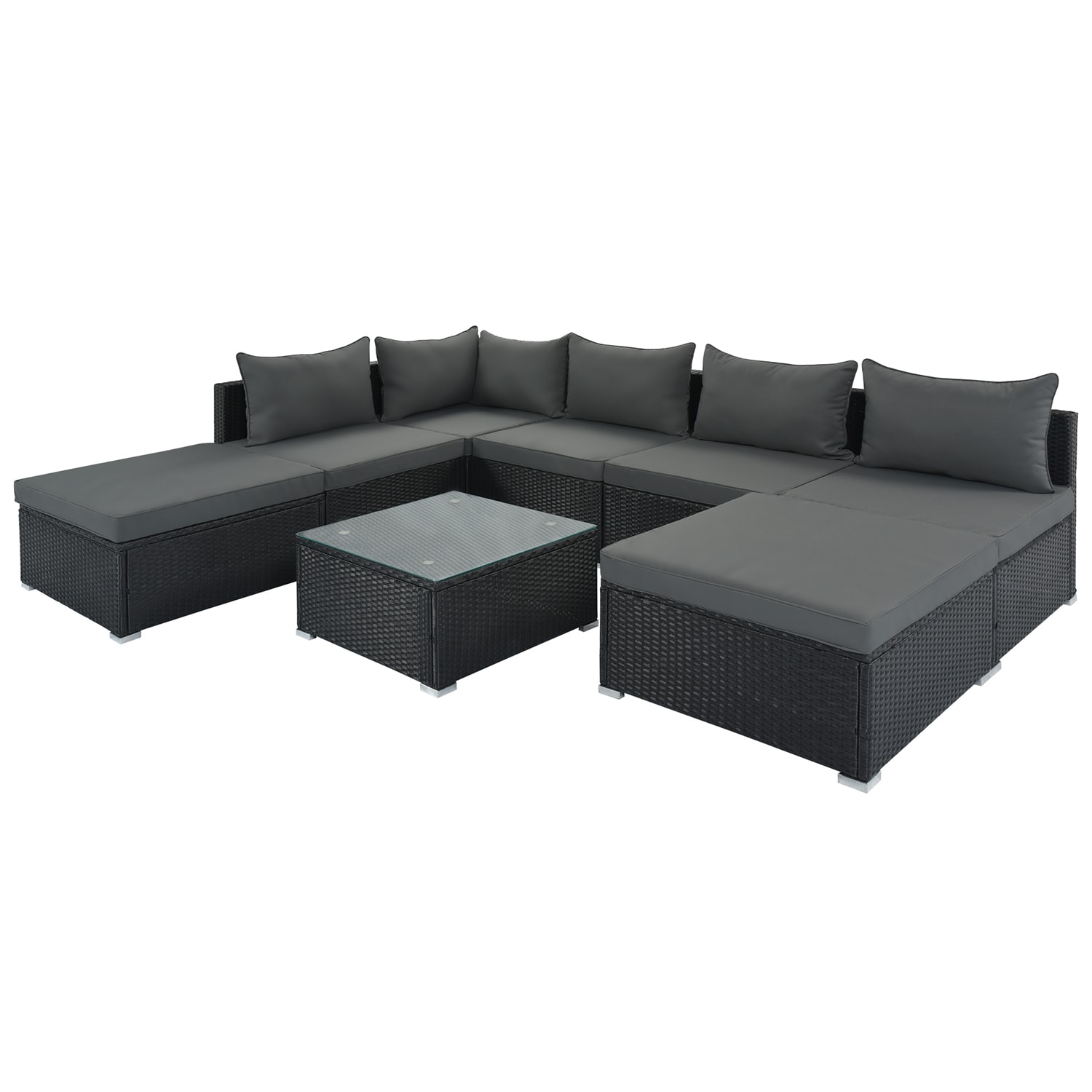 SINOFURN SYA380080GY Patio-Conversation-Sets - View #14
