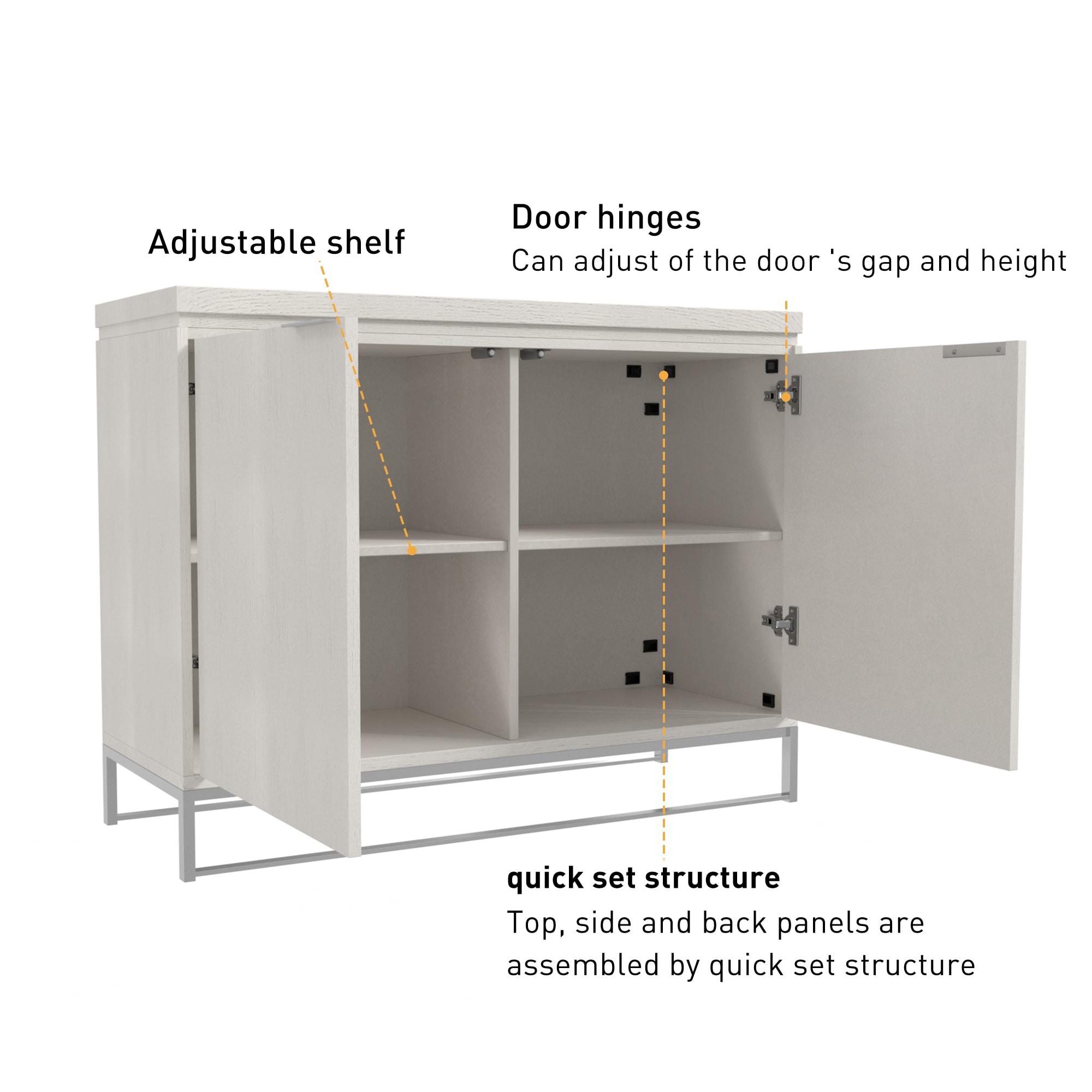 Clihome CL-971S-K-GW-N Utility-Storage-Cabinets - View #9