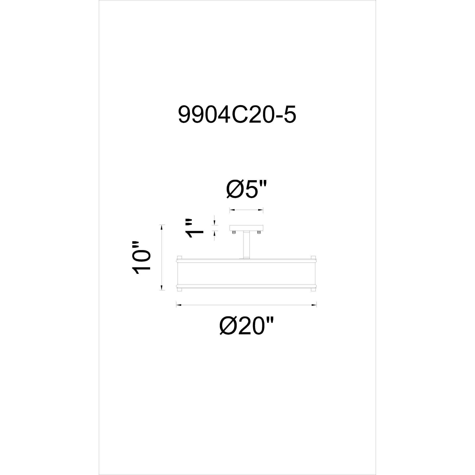 CWI Lighting 9904C20-5-101 flushmounts - View #9